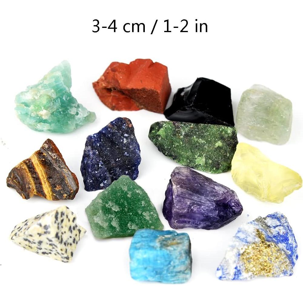 Conjunto de 15 Cristales Tumbled Marrywindix para Chakras