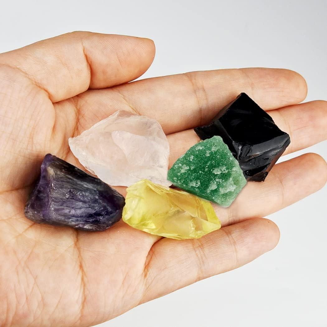 Conjunto de 15 Cristales Tumbled Marrywindix para Chakras