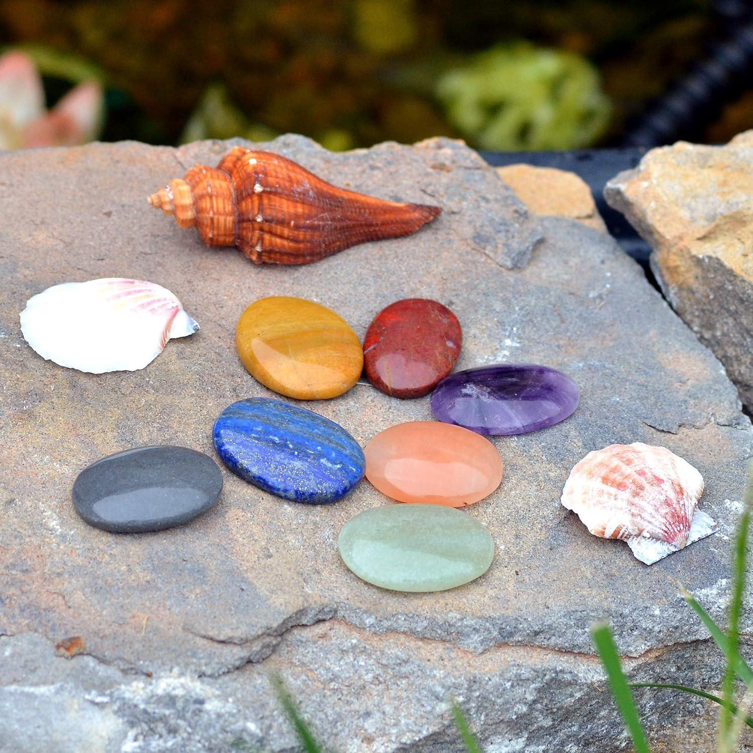 Set de 7 Piedras Chakra para Equilibrio y Sanación - 119g