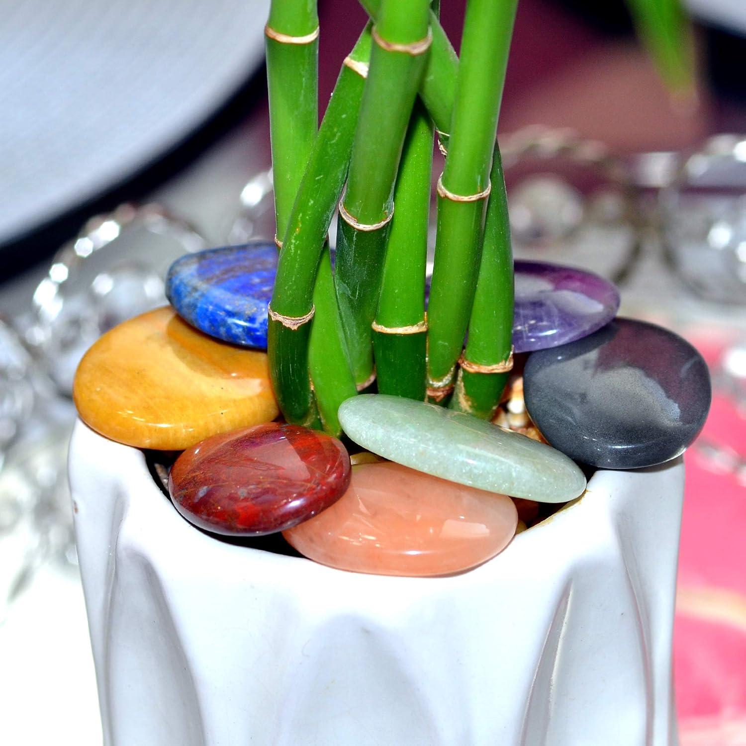 Set de 7 Piedras Chakra para Equilibrio y Sanación - 119g