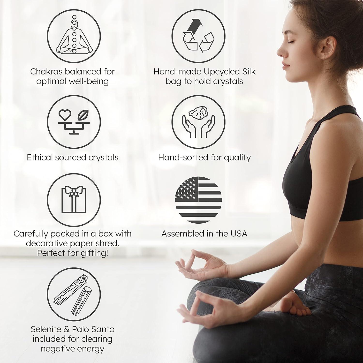 Kit de Altar y Meditación Dancing Bear 35 Piezas Cristales