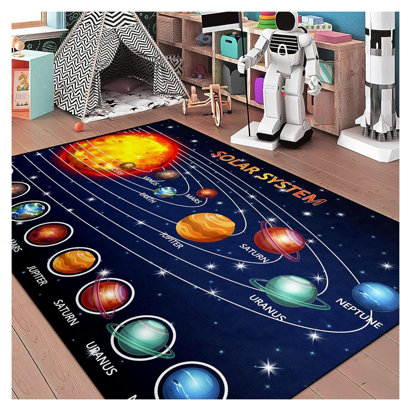 Alfombra Galaxia Jiospet 91x152 cm para Niños