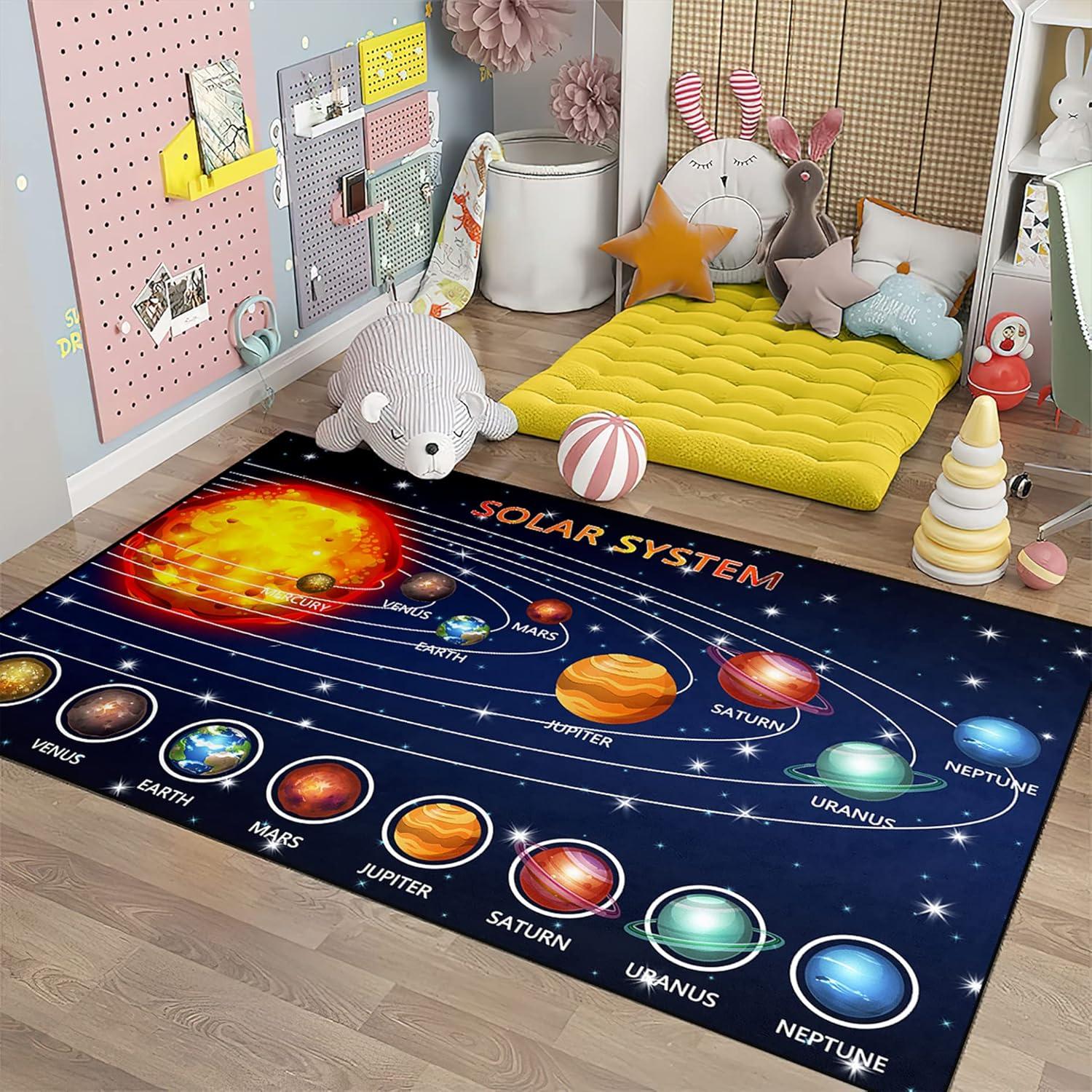 Alfombra Galaxia Jiospet 91x152 cm para Niños