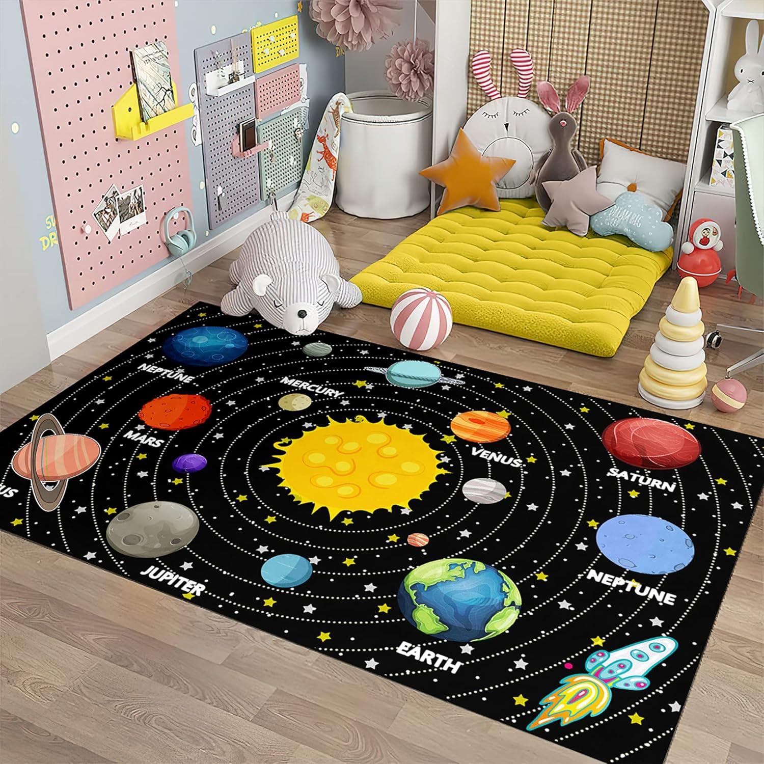 Alfombra Espacial Jiospet 137x182 cm para Niños