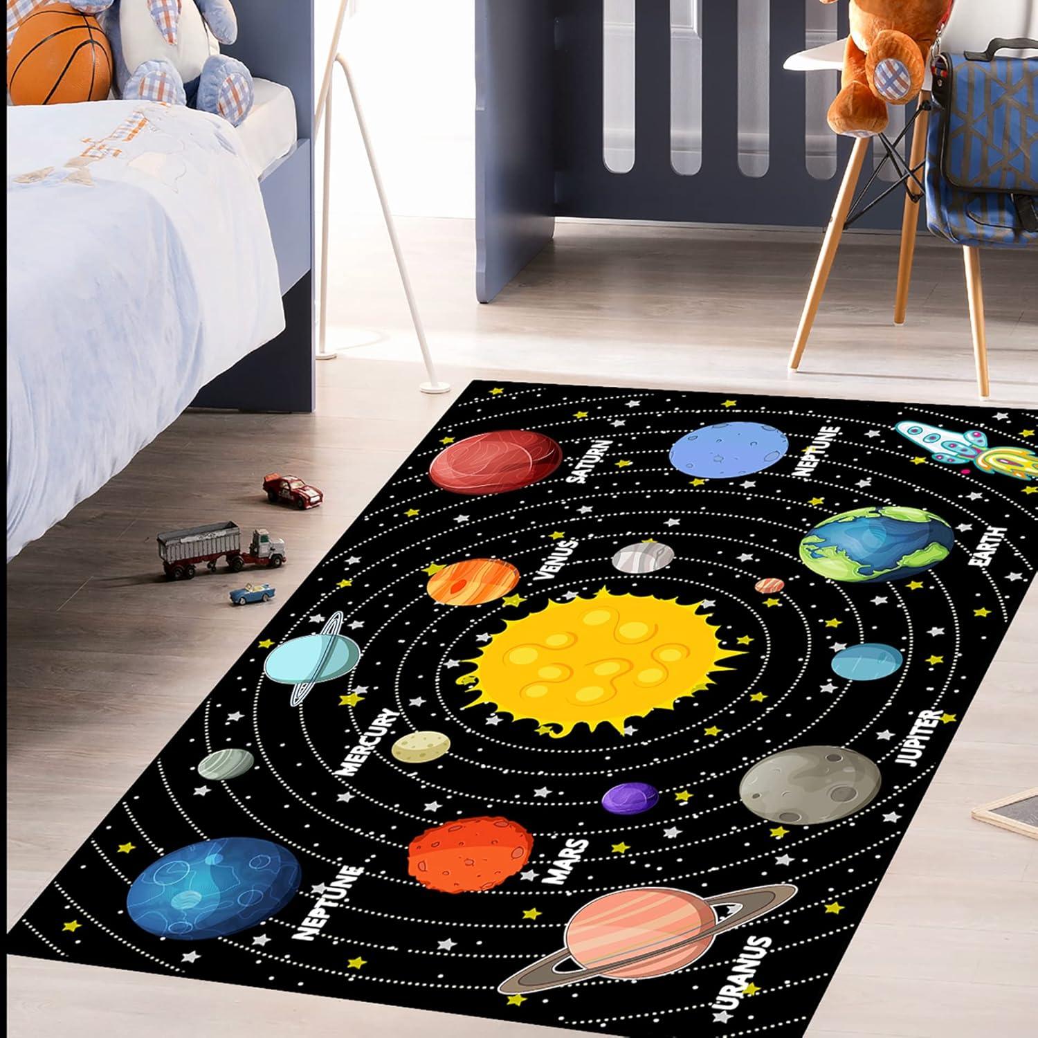 Alfombra Espacial Jiospet 137x182 cm para Niños