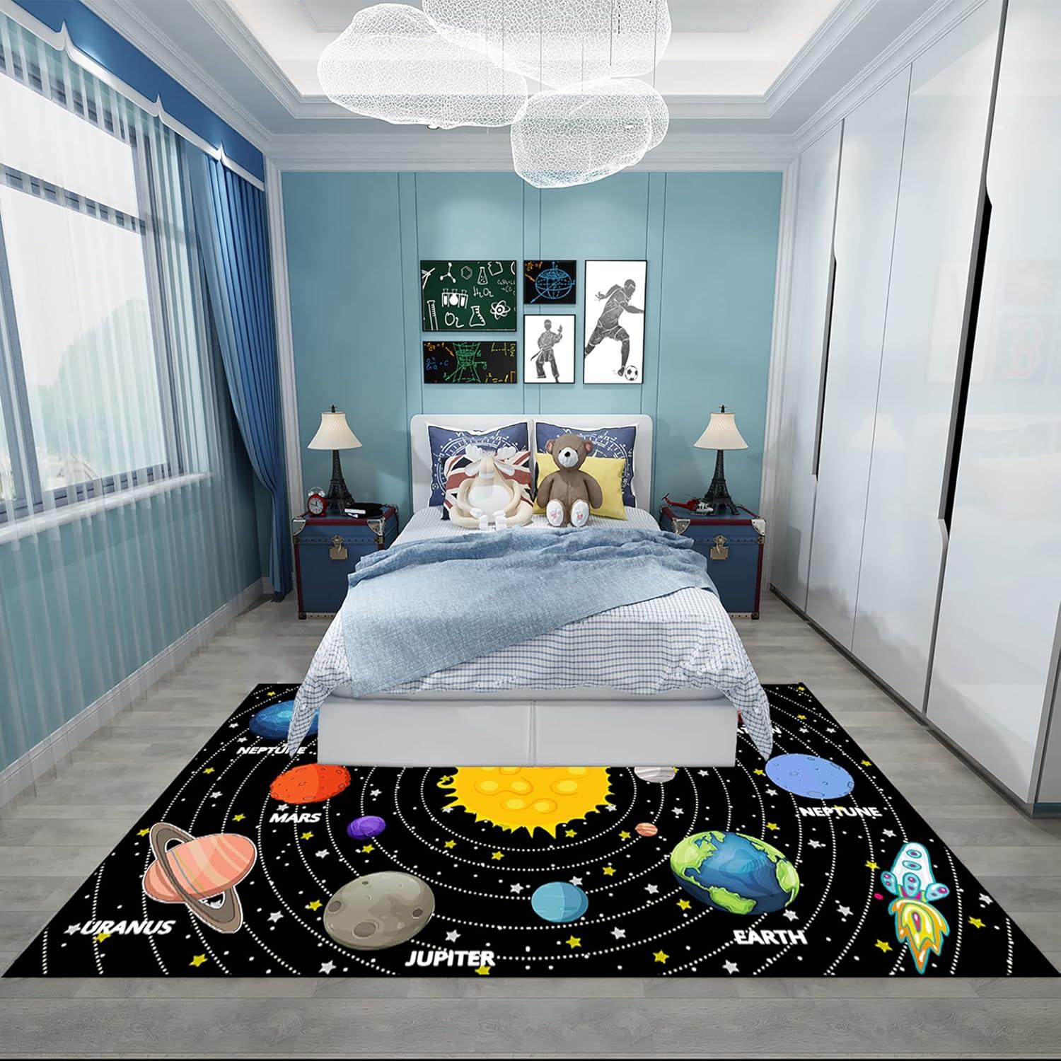 Alfombra Espacial Jiospet 137x182 cm para Niños