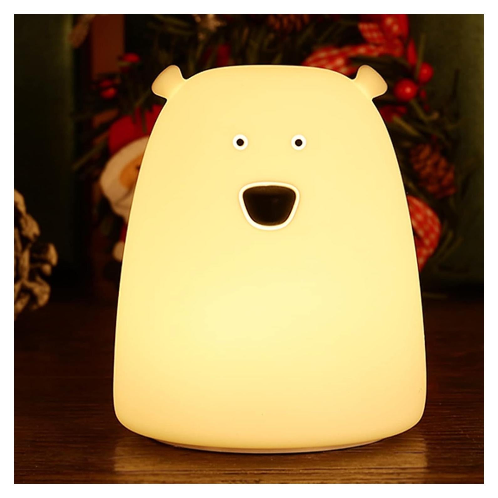 Lámpara Nocturna Oso ZKLiLi LED Suave para Niños