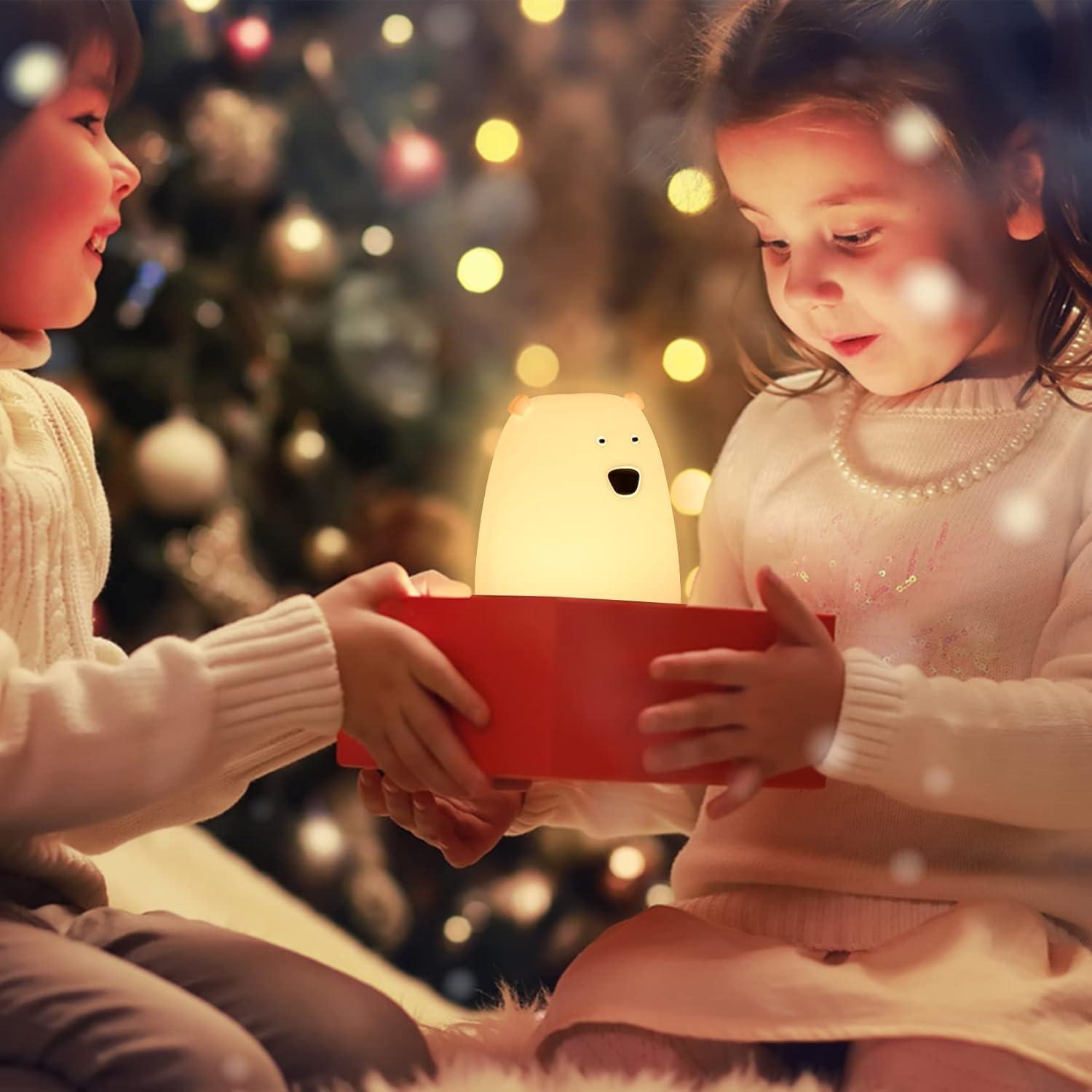 Lámpara Nocturna Oso ZKLiLi LED Suave para Niños