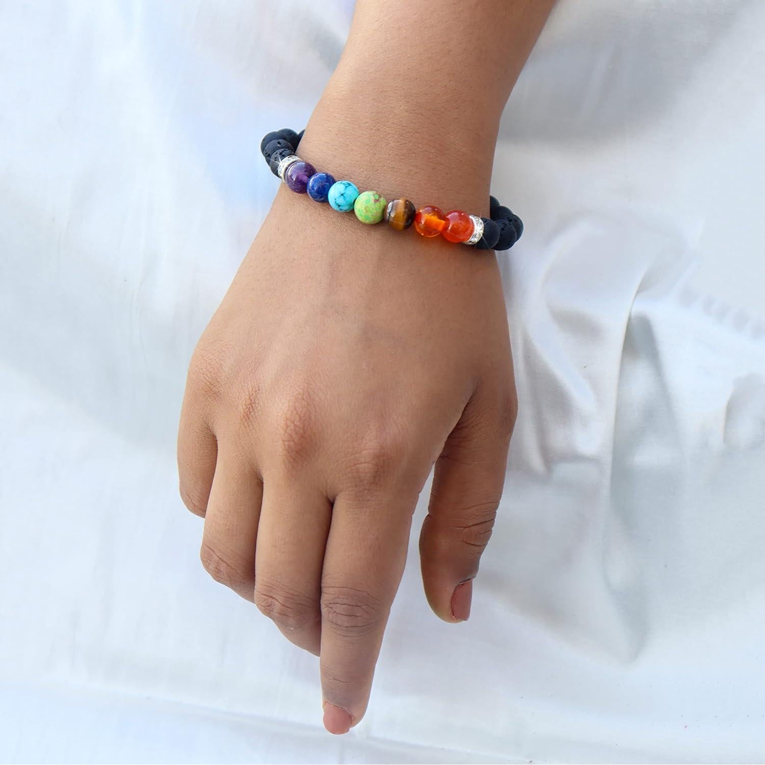 Conjunto de Collar y Pulsera de 7 Chakras Zenfulstone