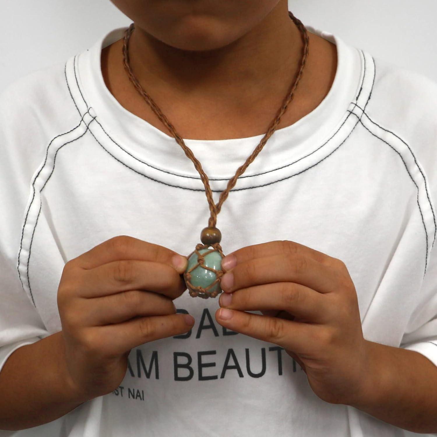 Collar de Cristales de Chakra SANSWL - Joyería Espiritual 7 Chakras