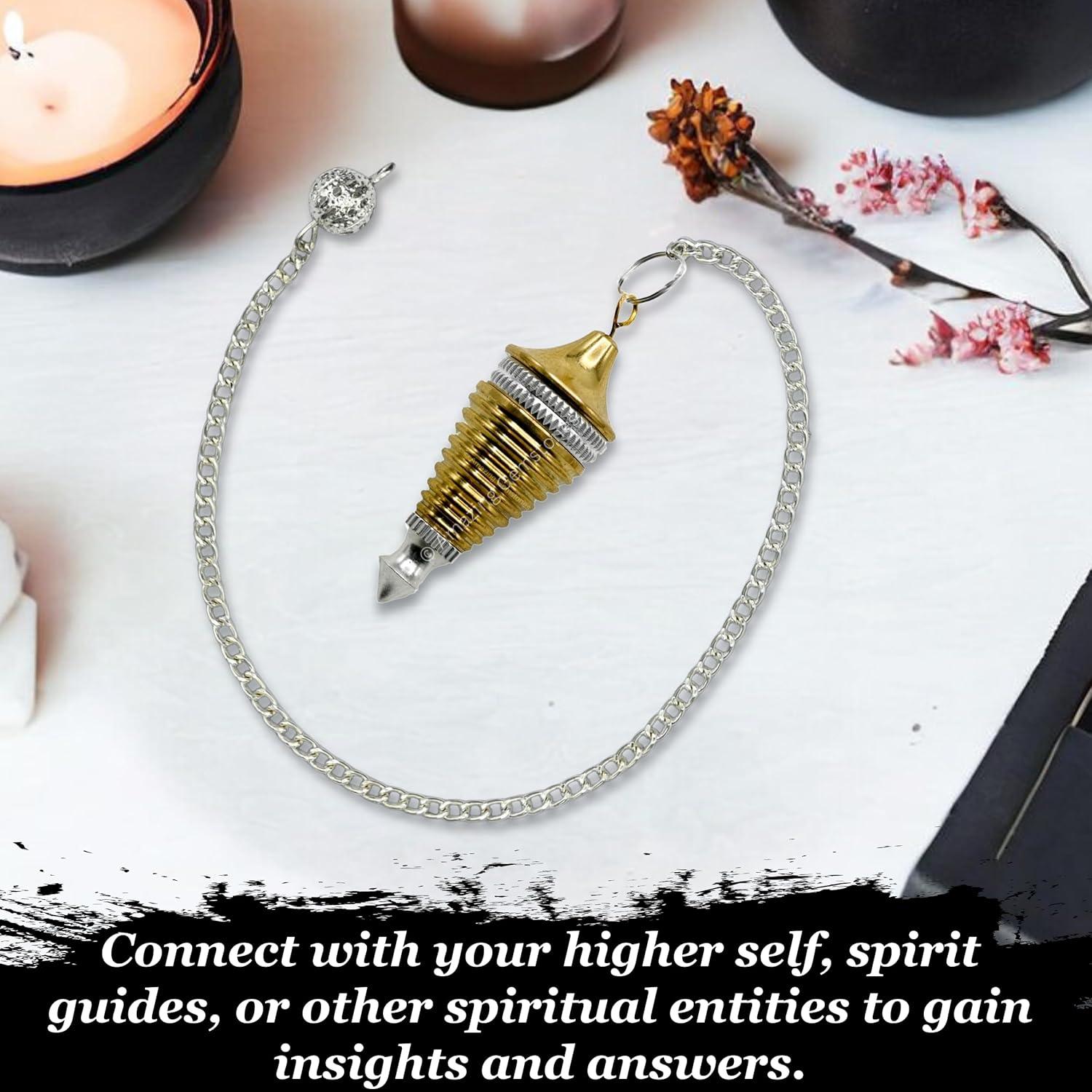 Péndulo de Metal Sanador Amazing Gemstones - Bobina Dura 5.08cm