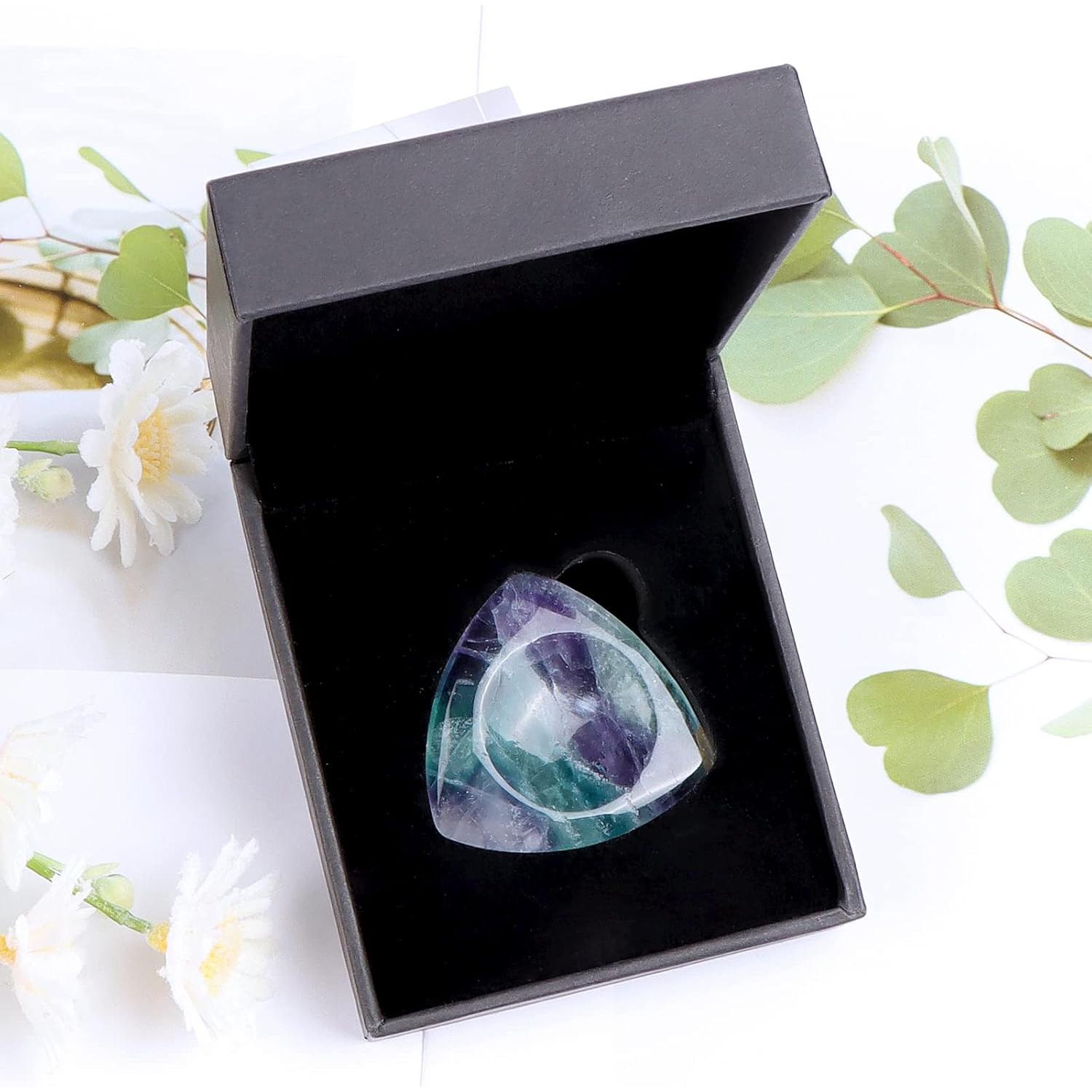 Piedra de Preocupación Fluorita Arcoíris 4.1cm para Ansiedad