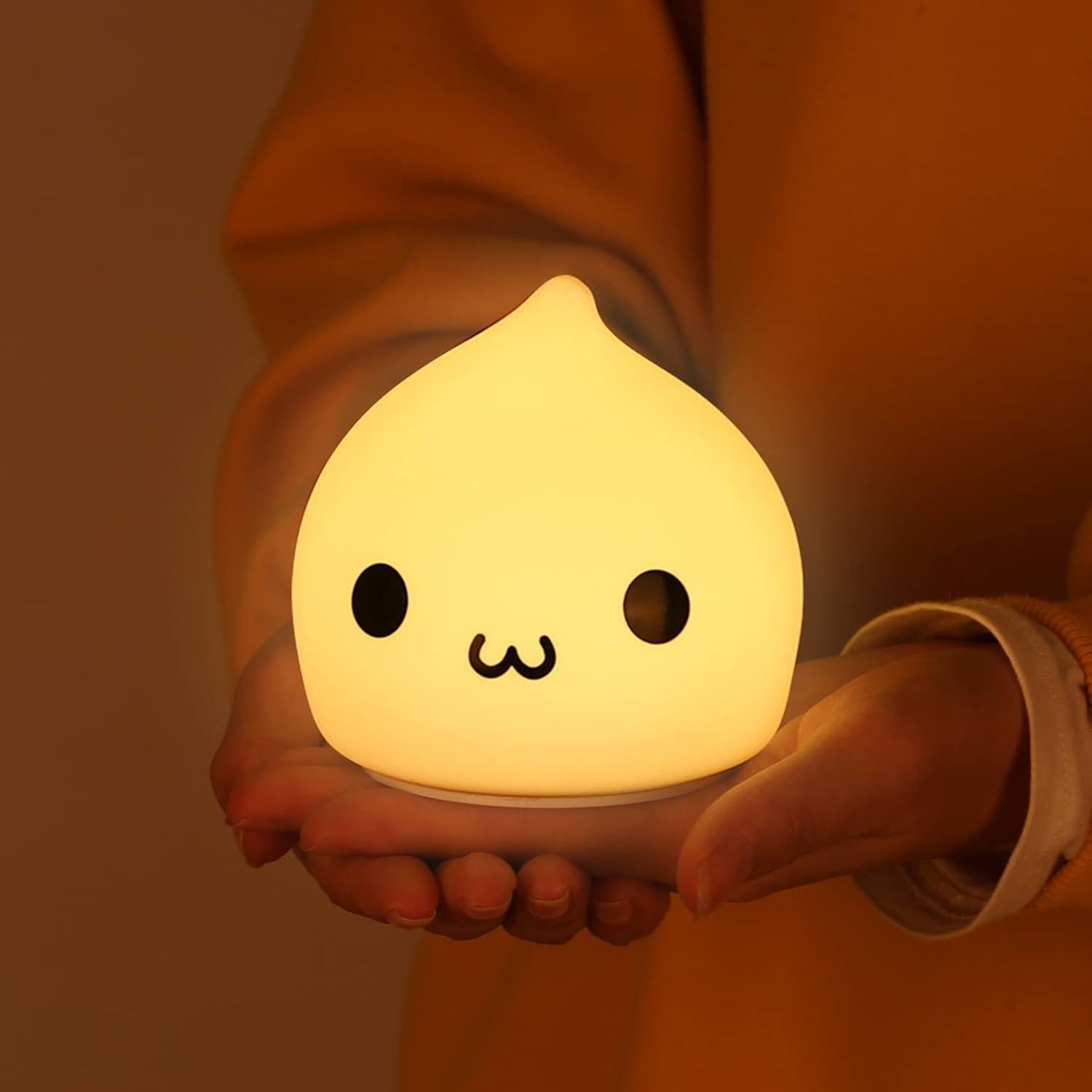 Luz Nocturna ZKLiLi Dumpling LED para Niños Portátil