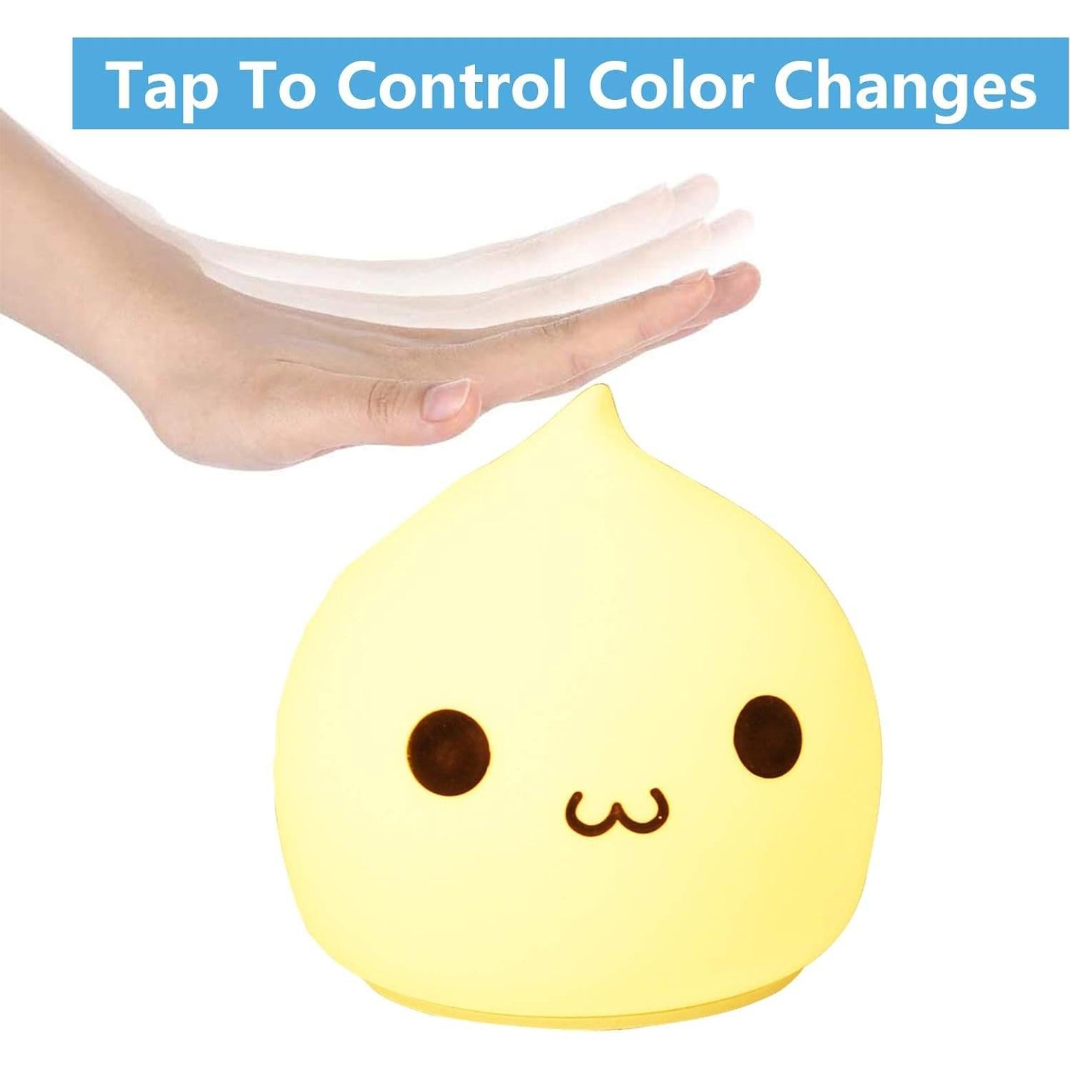 Luz Nocturna ZKLiLi Dumpling LED para Niños Portátil