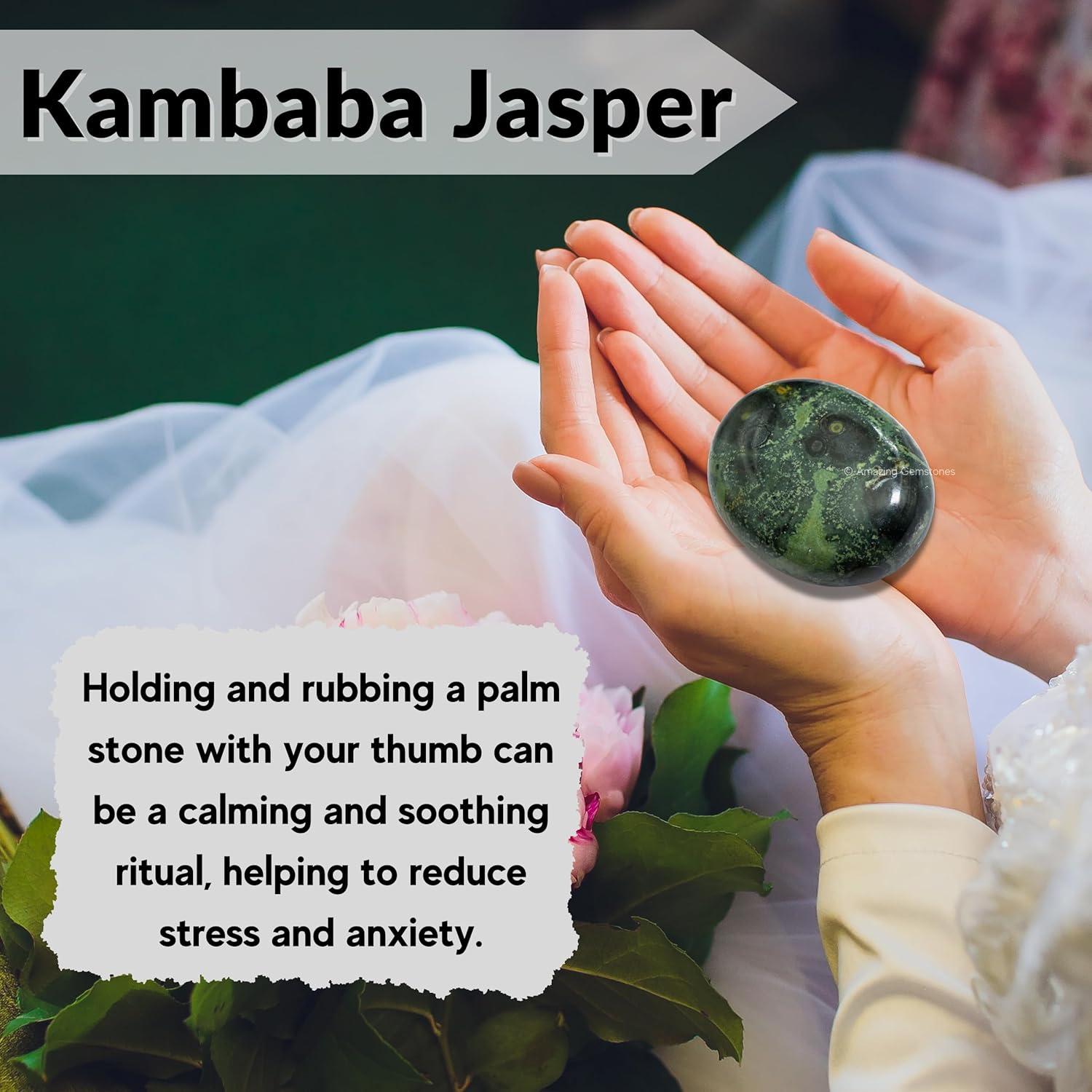 Piedra de Palma Kambaba Jasper Grande - Cristal Sanación 82g