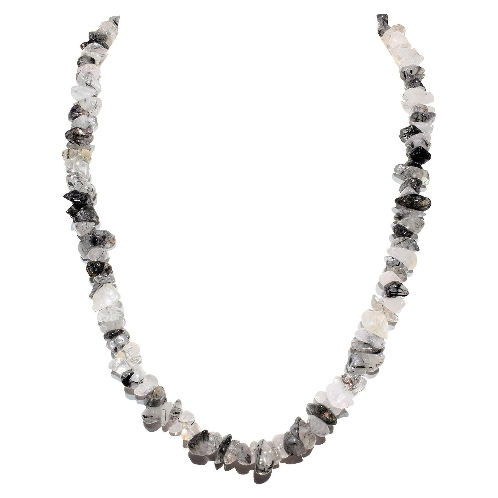 Collar de Piedra Natural Zenergy Gems con Cargador de Selenita