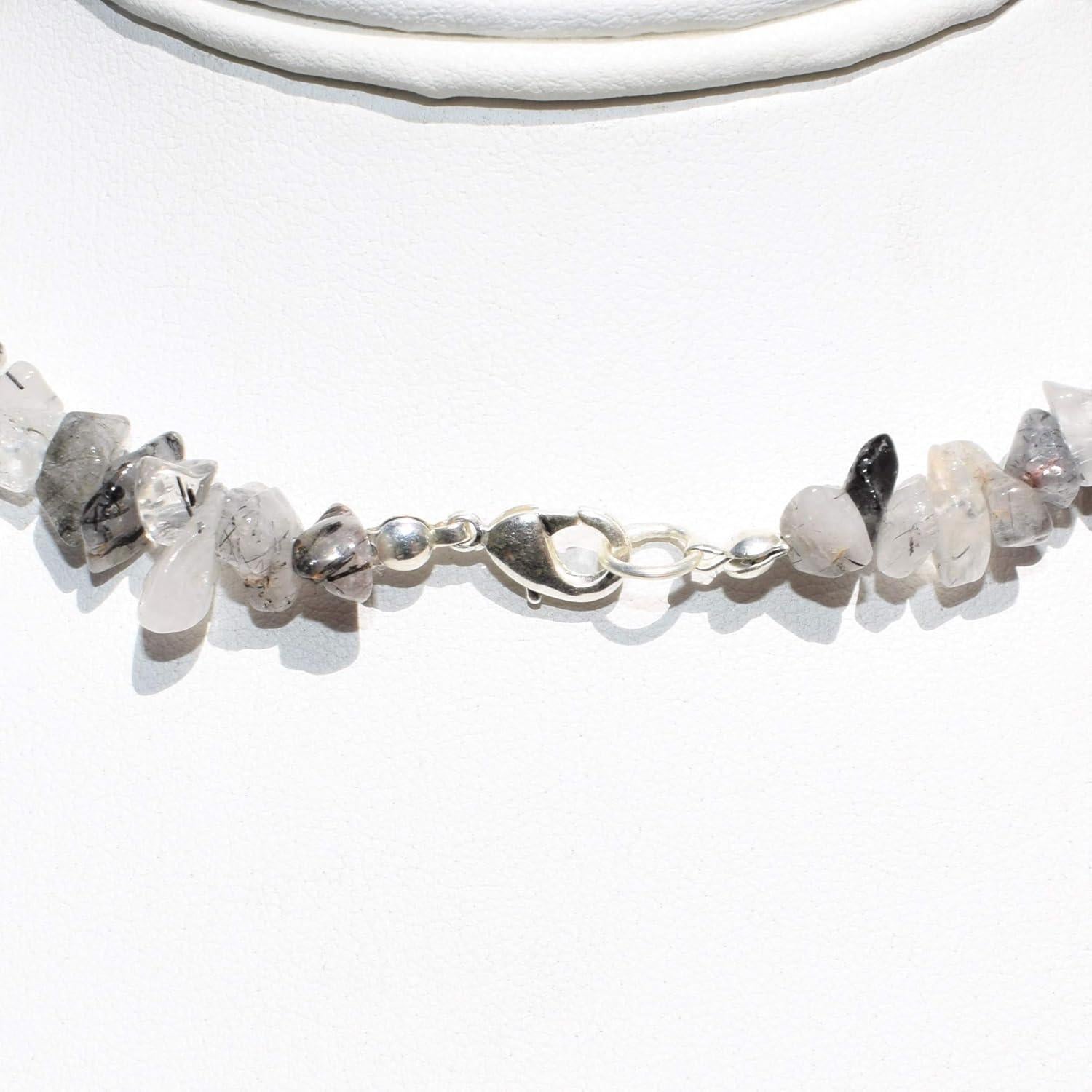 Collar de Piedra Natural Zenergy Gems con Cargador de Selenita