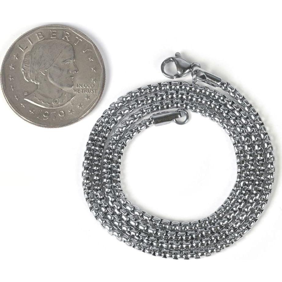 Colgante de Reiki Chakra Hexagonal Justinstones con Cadena 50.8 cm