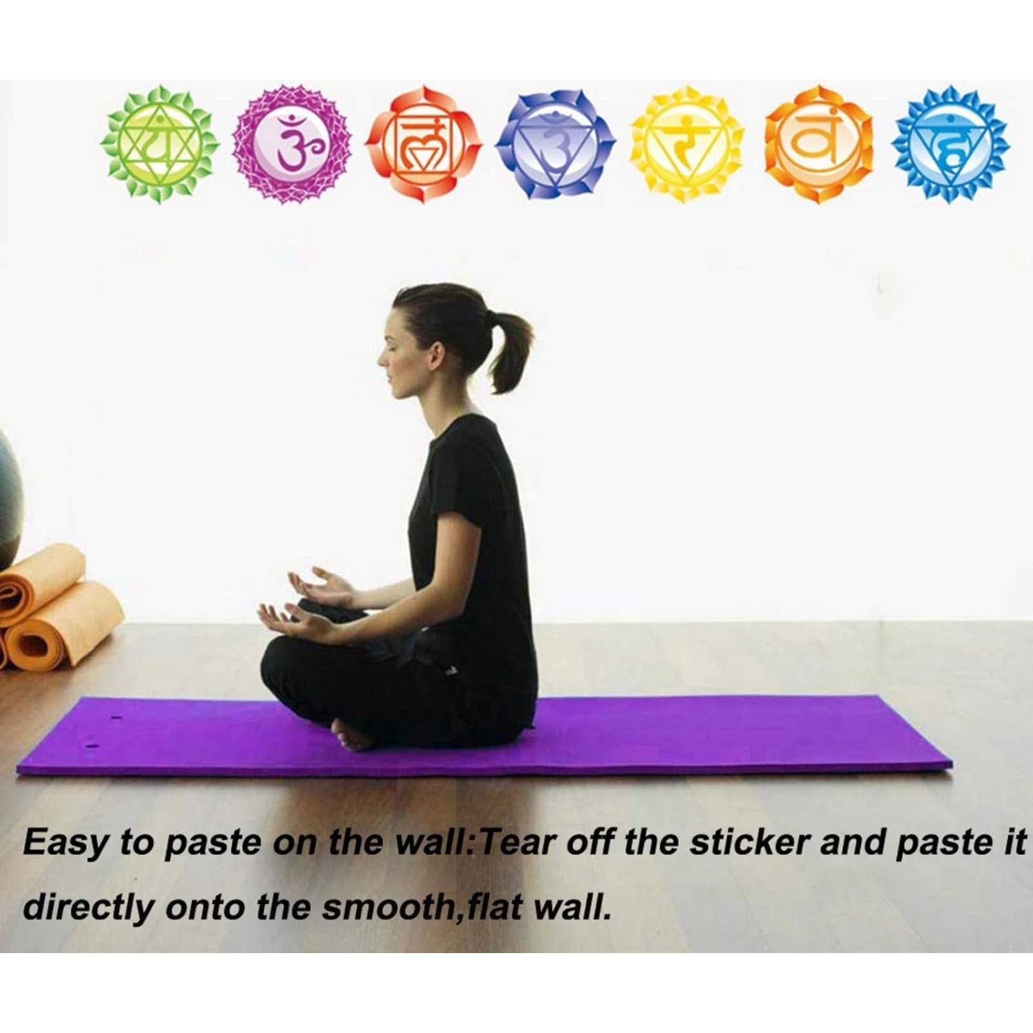 Calcomanías de Pared Chakra Maydahui - 7 Piezas 13cm