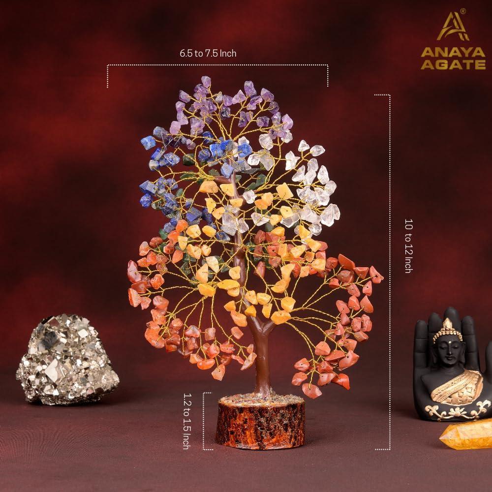 Árbol de Cristales Chakra ANAYA AGATE - Decoración Espiritual