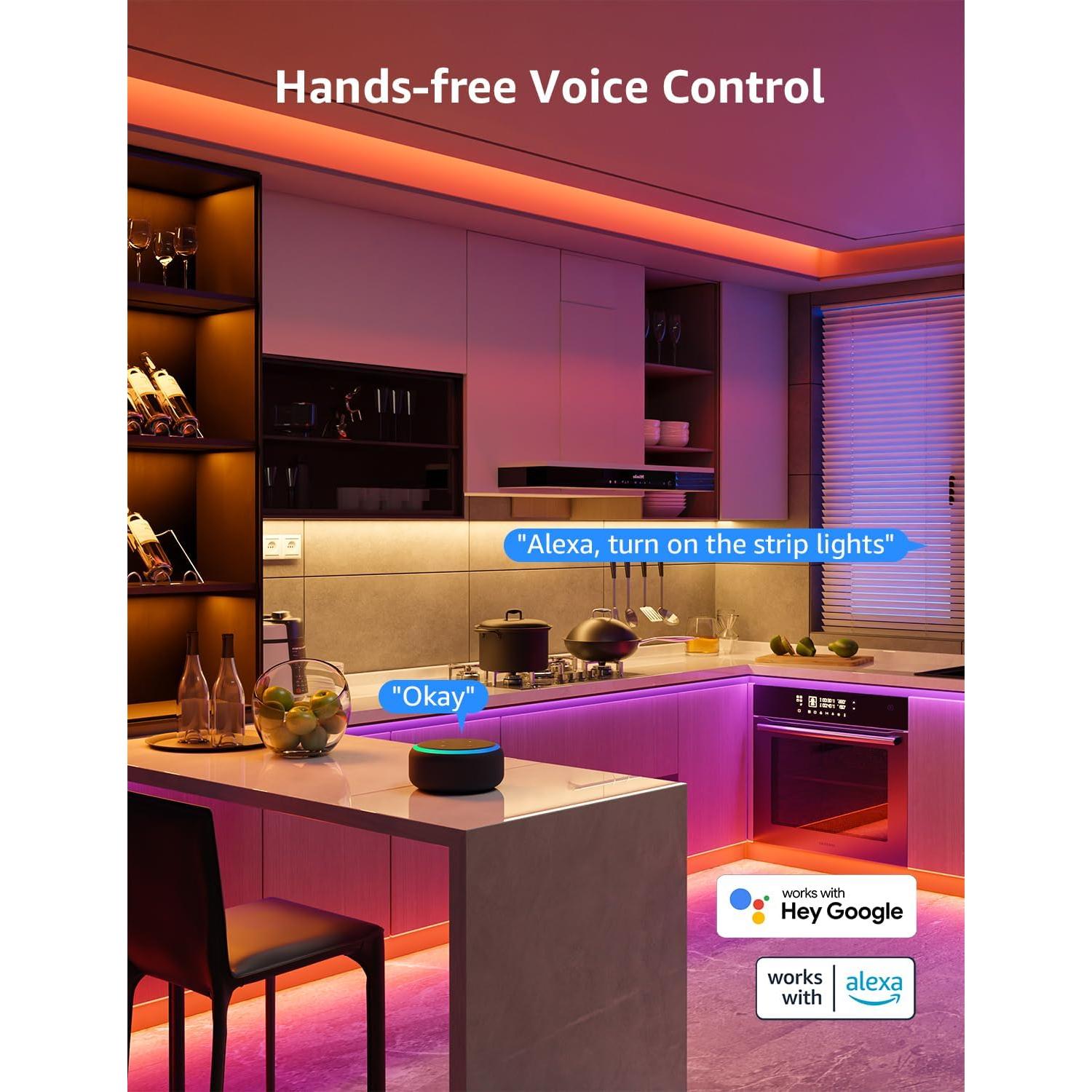 Tira LED Inteligente Lepro SE1 AI 5m RGB Control APP