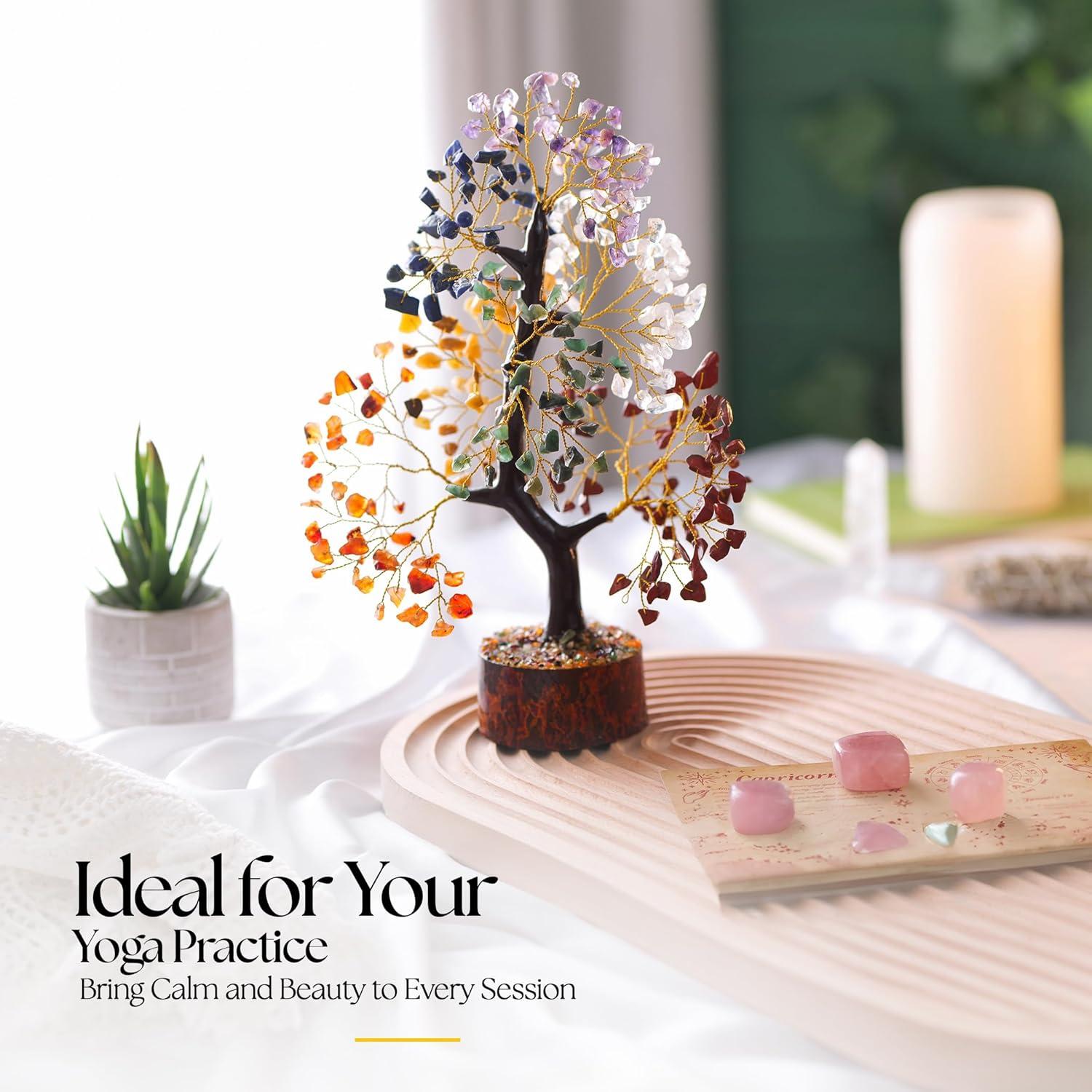 Árbol de la Vida 7 Chakras SUBYATH 25 cm Cristales Sanadores