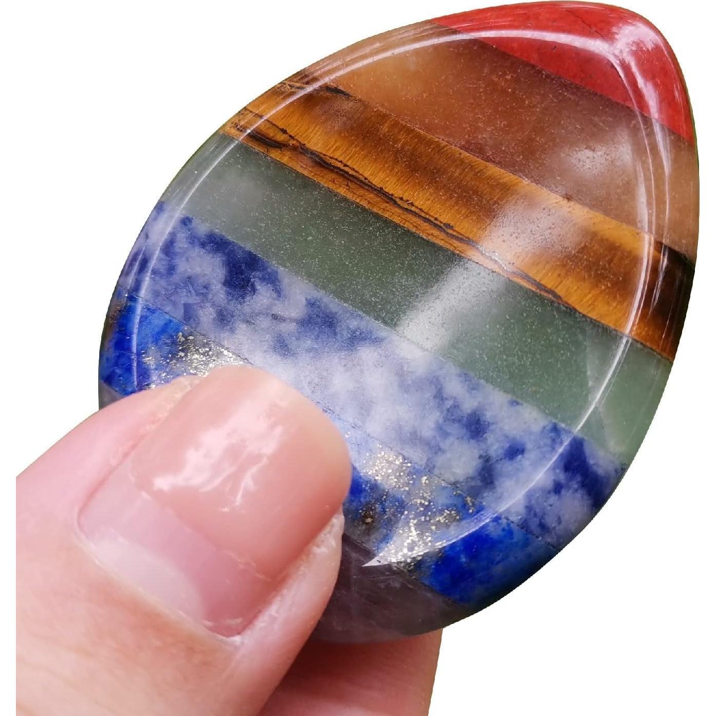 Piedra de Preocupación Chakra Natural - Alivio de Estrés 35mm