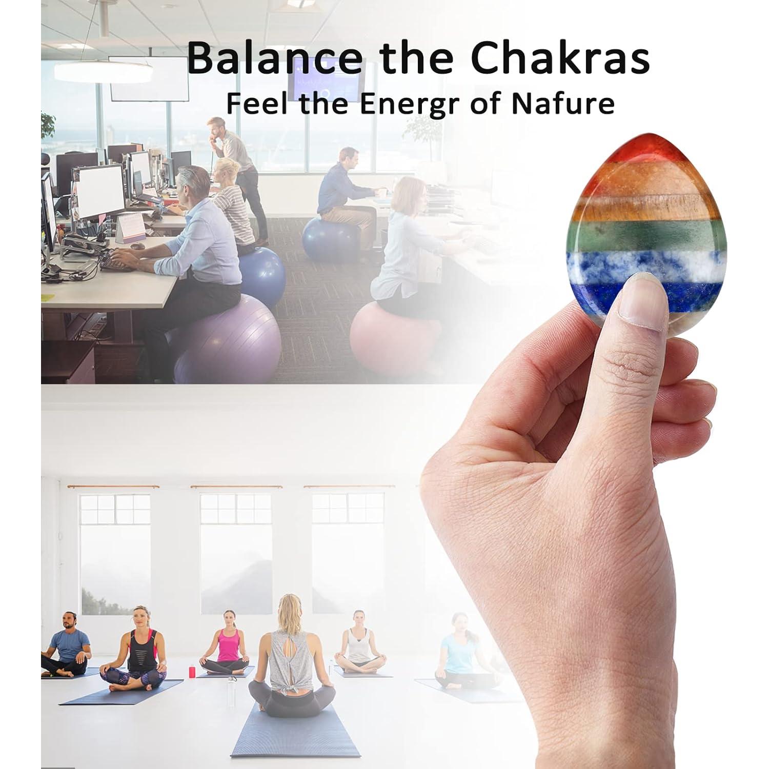 Piedra de Preocupación Chakra Natural - Alivio de Estrés 35mm