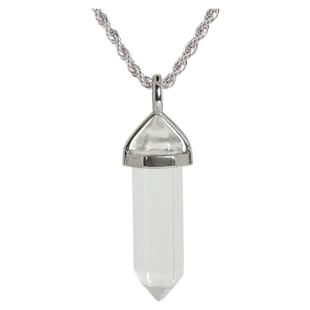 Colgante de Reiki Chakra Justinstones con Cadena de Acero 50.8 cm