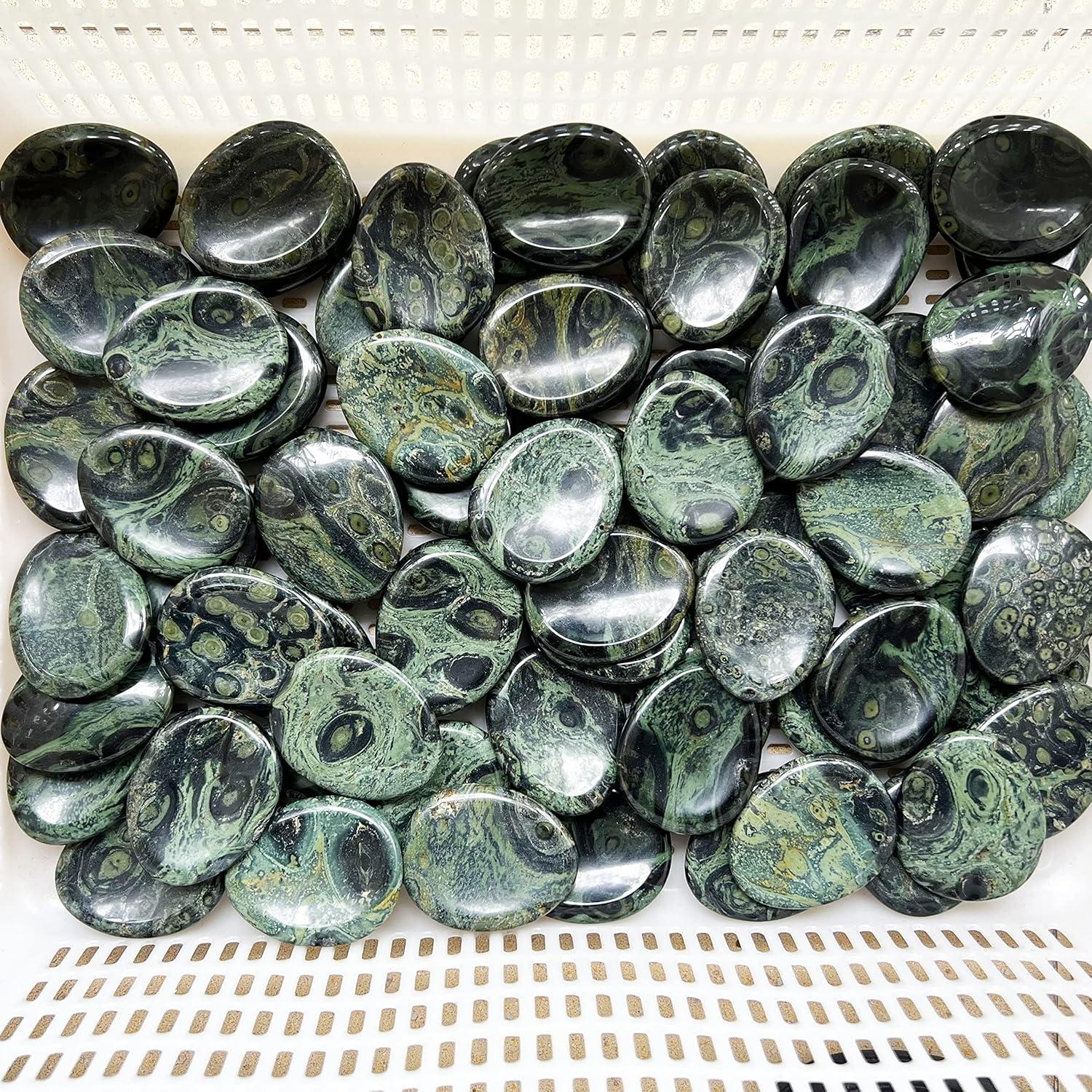 Piedra de Preocupación Jaspe Kambaba Natural 4.6 cm Alivio Estrés