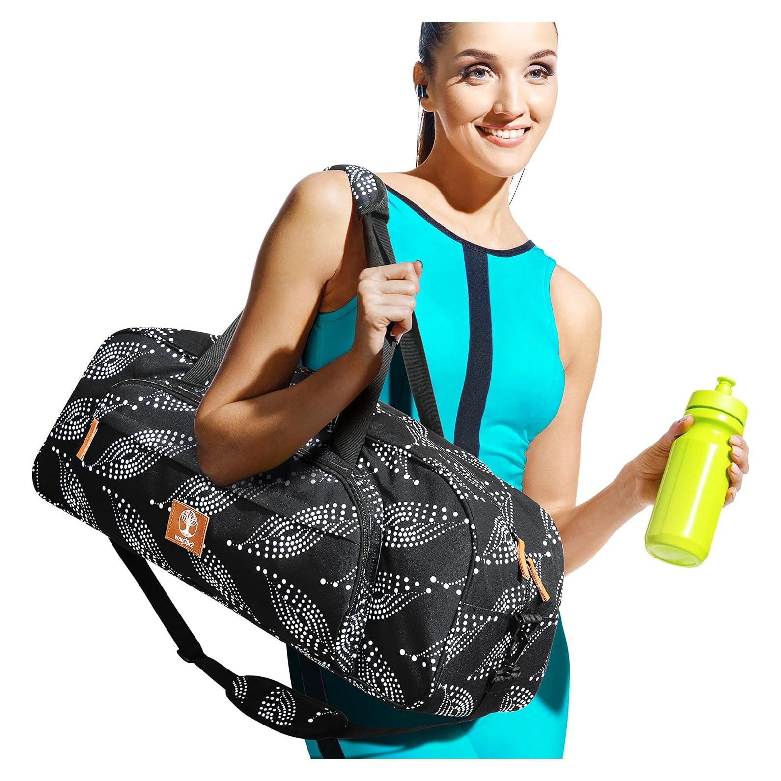 Bolsa de Yoga Warrior2 M2 con 8 Bolsillos y Correa Desmontable