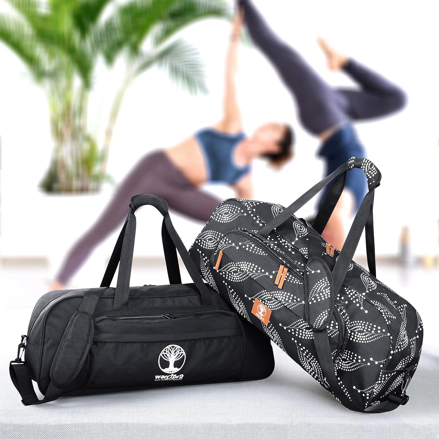 Bolsa de Yoga Warrior2 M2 con 8 Bolsillos y Correa Desmontable