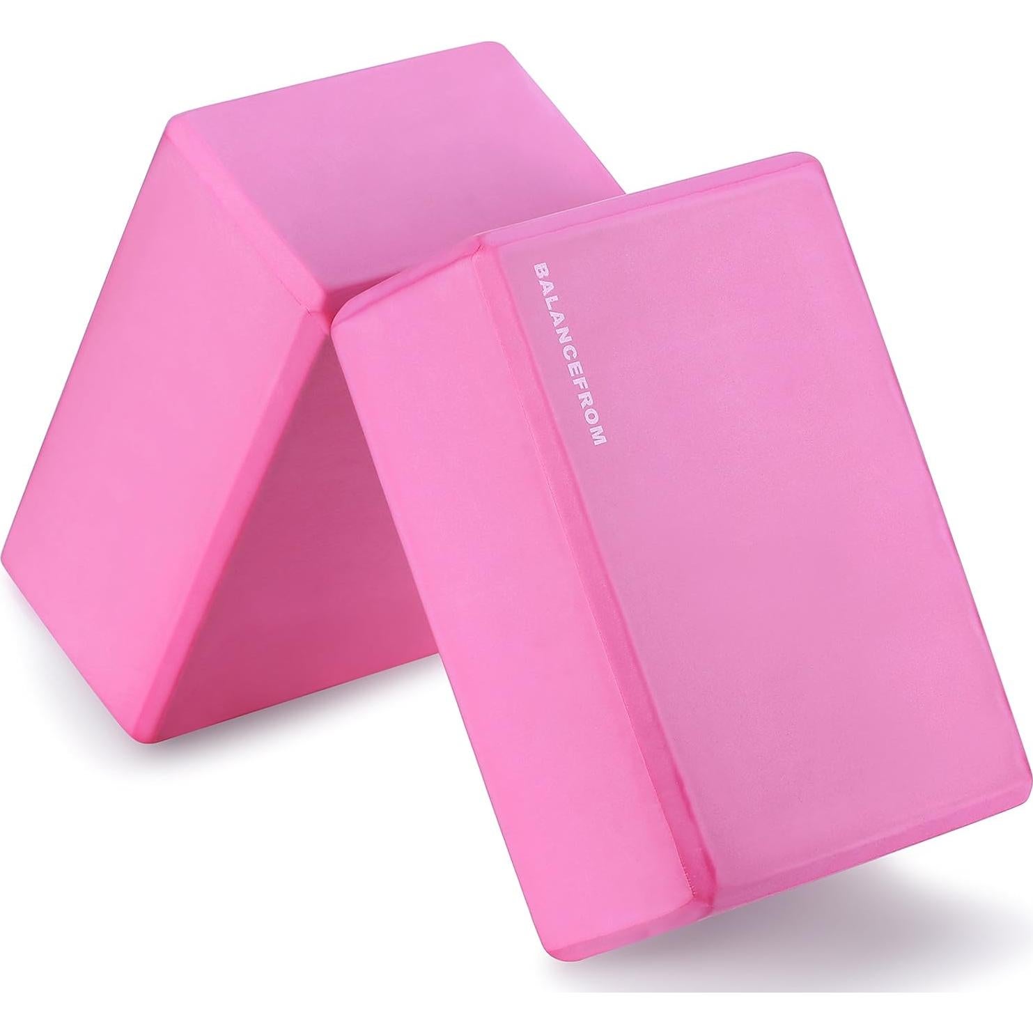 Alfombrilla de Yoga Fitvids Rosa 1.27 cm Antideslizante