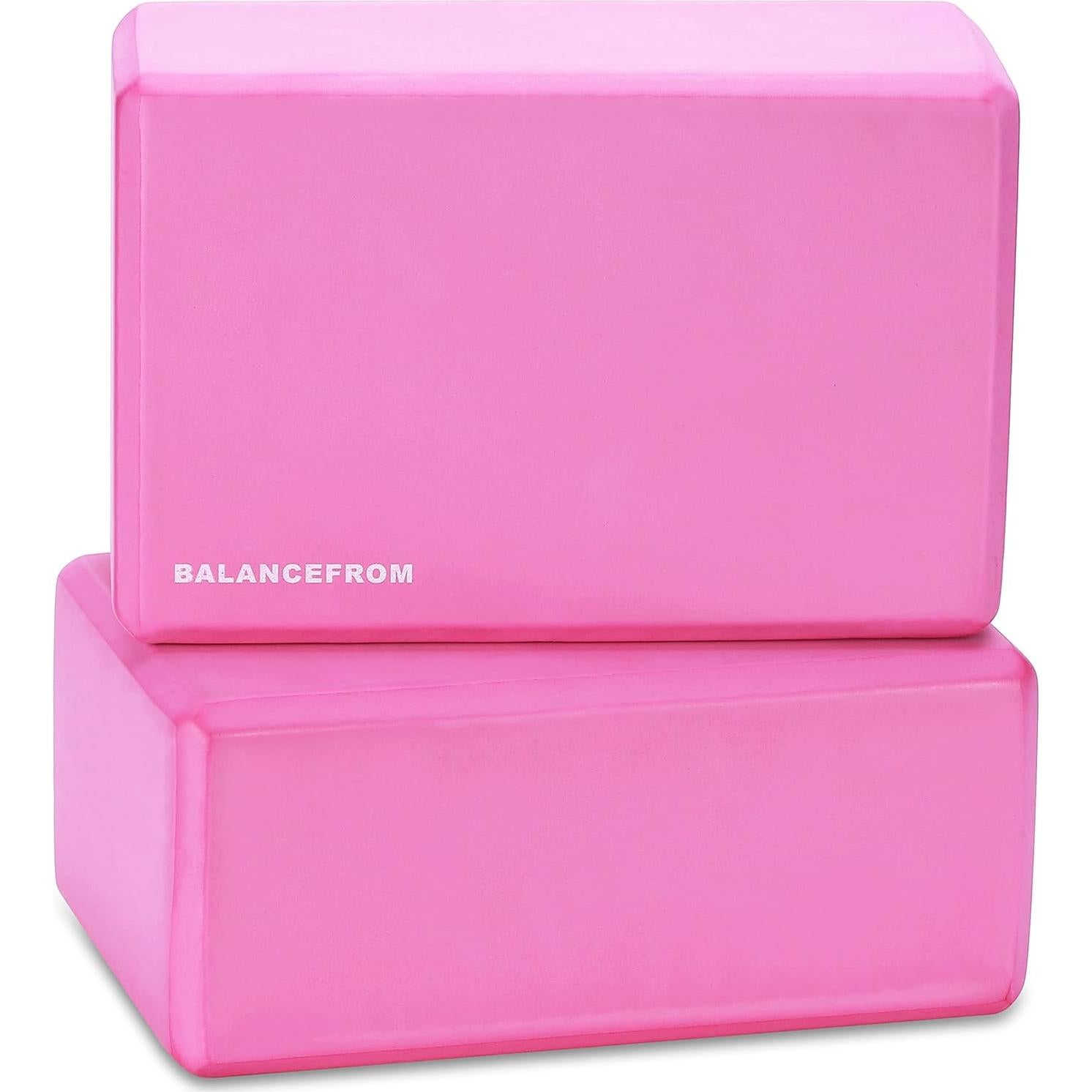 Alfombrilla de Yoga Fitvids Rosa 1.27 cm Antideslizante