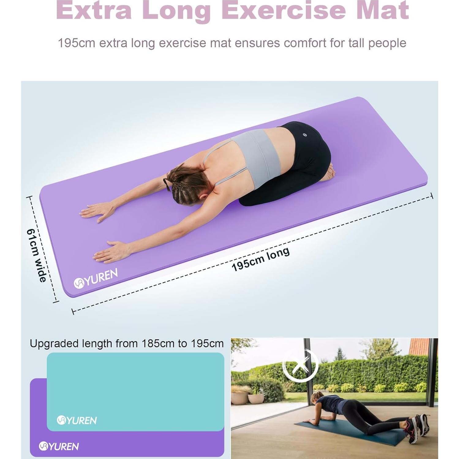 Colchoneta de Yoga RYTMAT 195x61cm Antideslizante 20mm