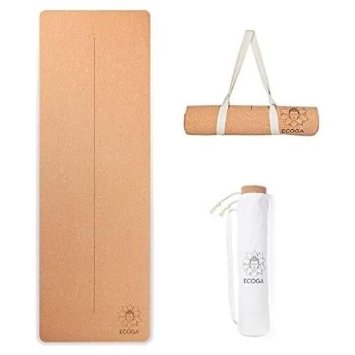 Alfombrilla de Yoga Ecológica Ecoga 5mm Antideslizante con Correa