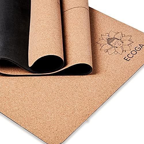 Alfombrilla de Yoga Ecológica Ecoga 5mm Antideslizante con Correa