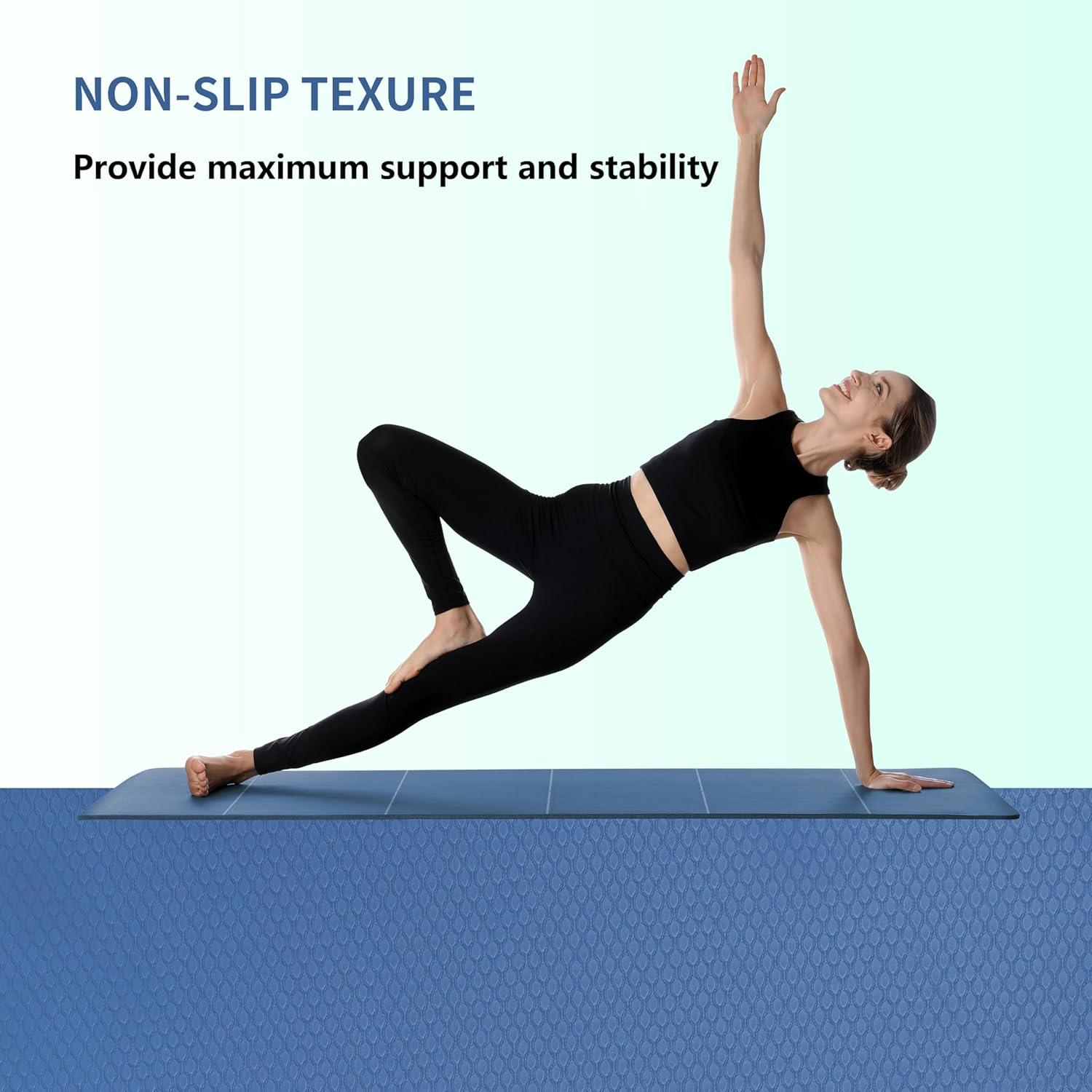 Mat de Yoga Plegable PROIRON 6mm Antideslizante Azul