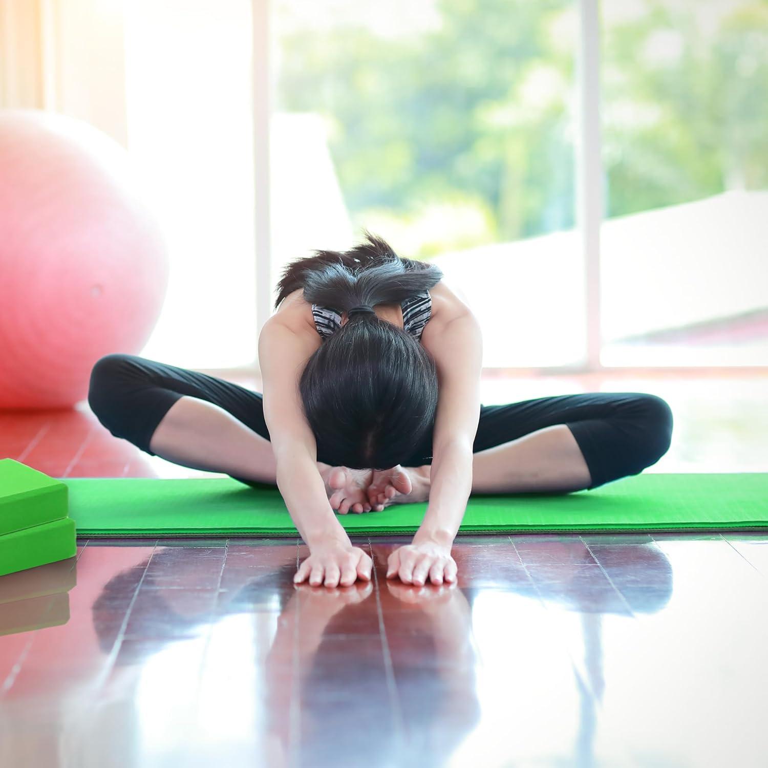 Conjunto de Yoga 7 Piezas BalanceFrom - Esterilla, Bloques y Toallas