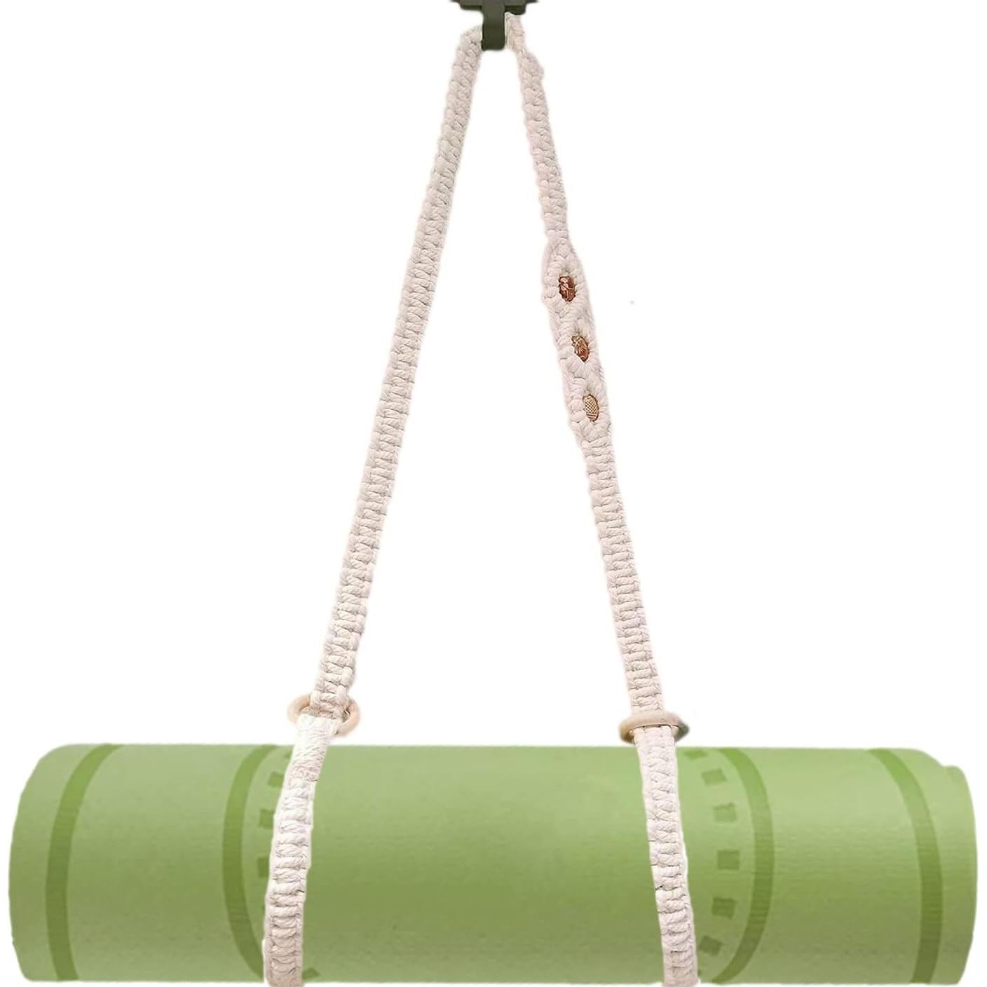 Correa de Yoga Tejida a Mano Kiido 180 cm Color Gris