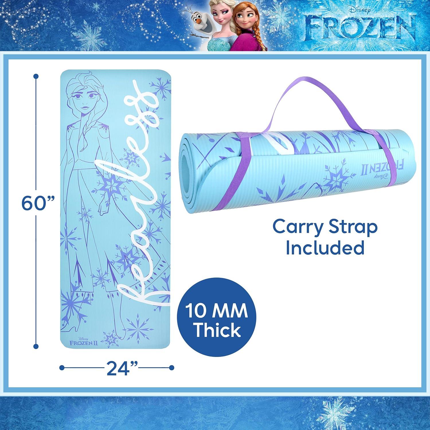 Alfombrilla de Yoga Disney Frozen Elsa 10 mm Antideslizante