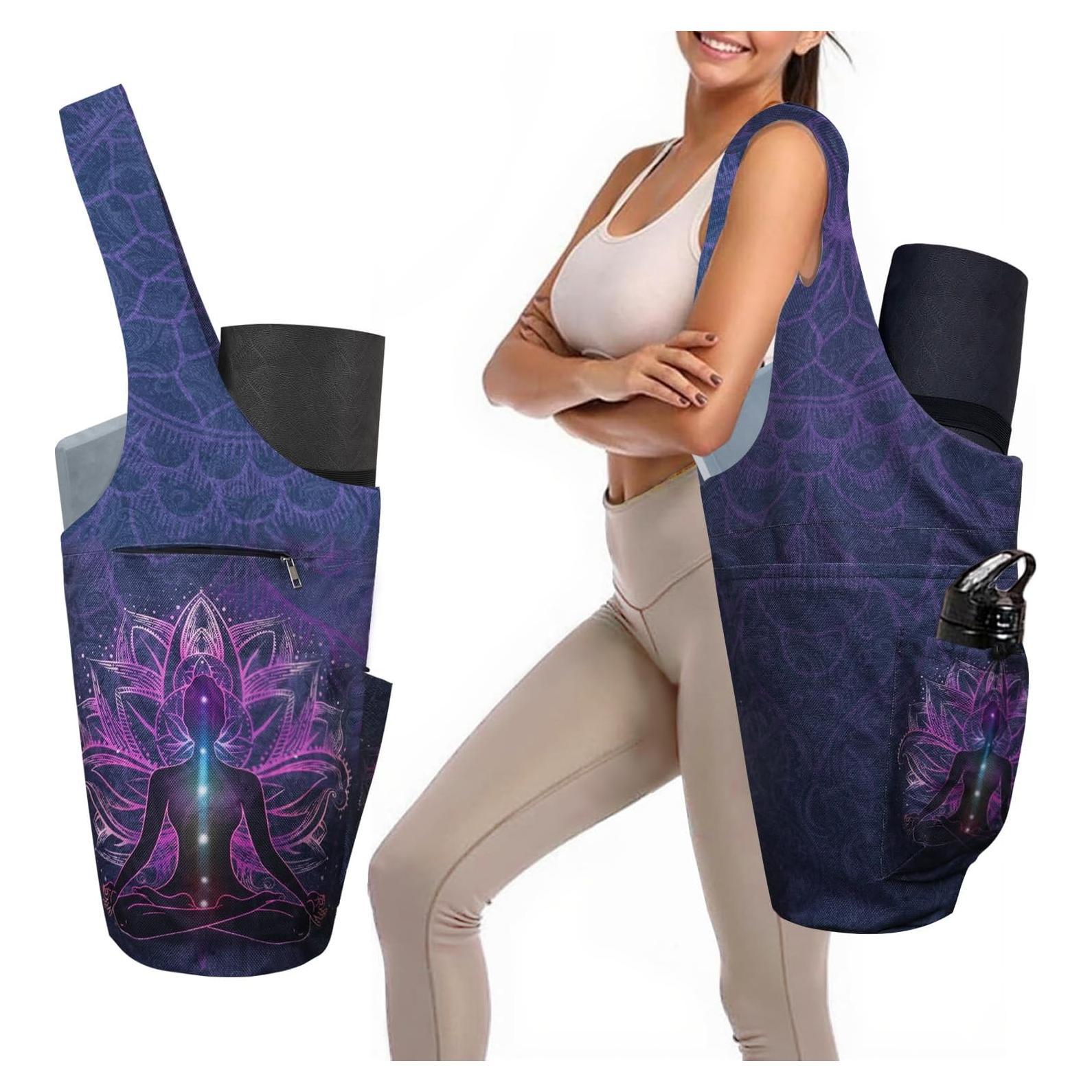 Bolsa de Mat de Yoga Saniwu Grande Impermeable Boho 94cm