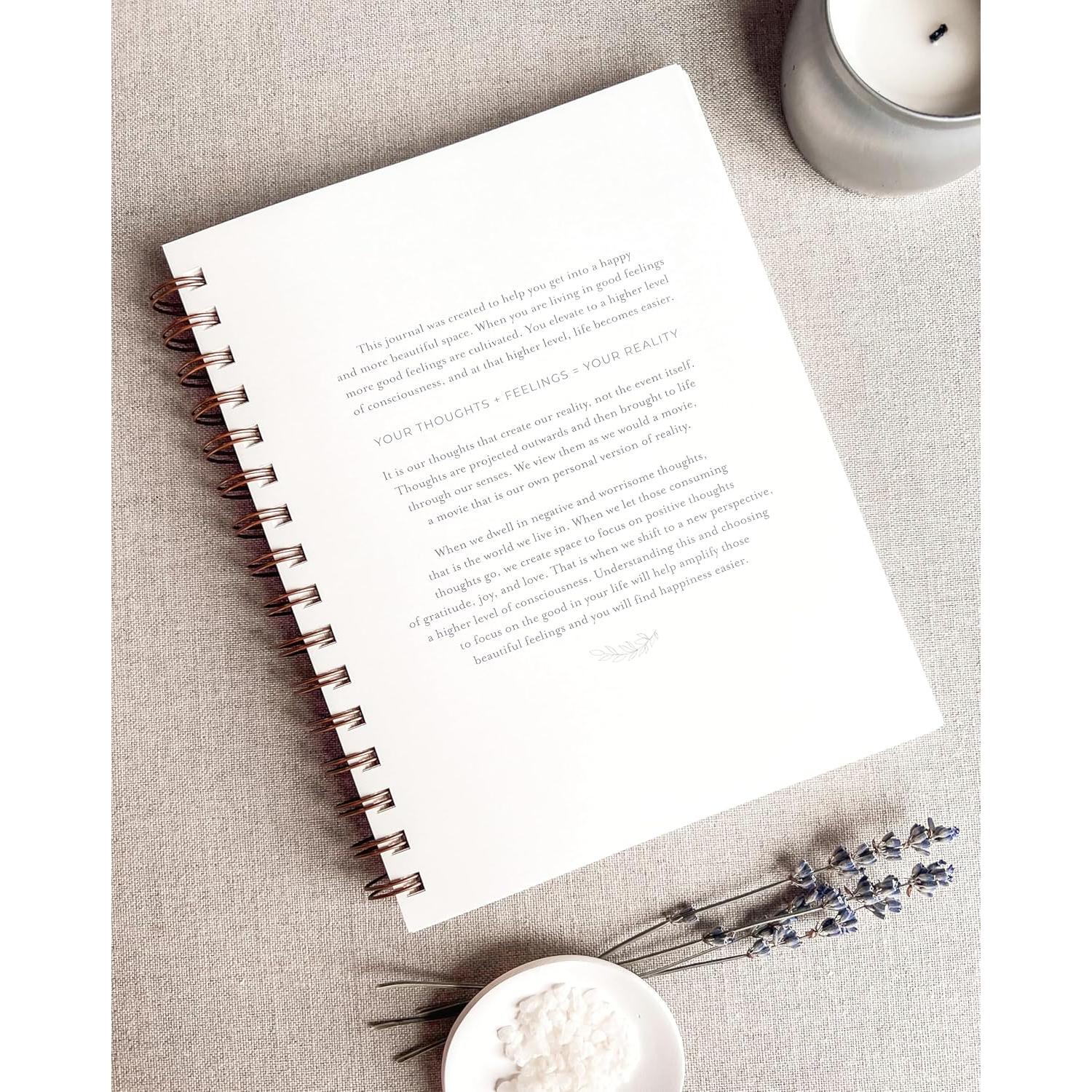 Diario Guiado de Felicidad Jen Simpson 12.7x20.3cm Chai Latte