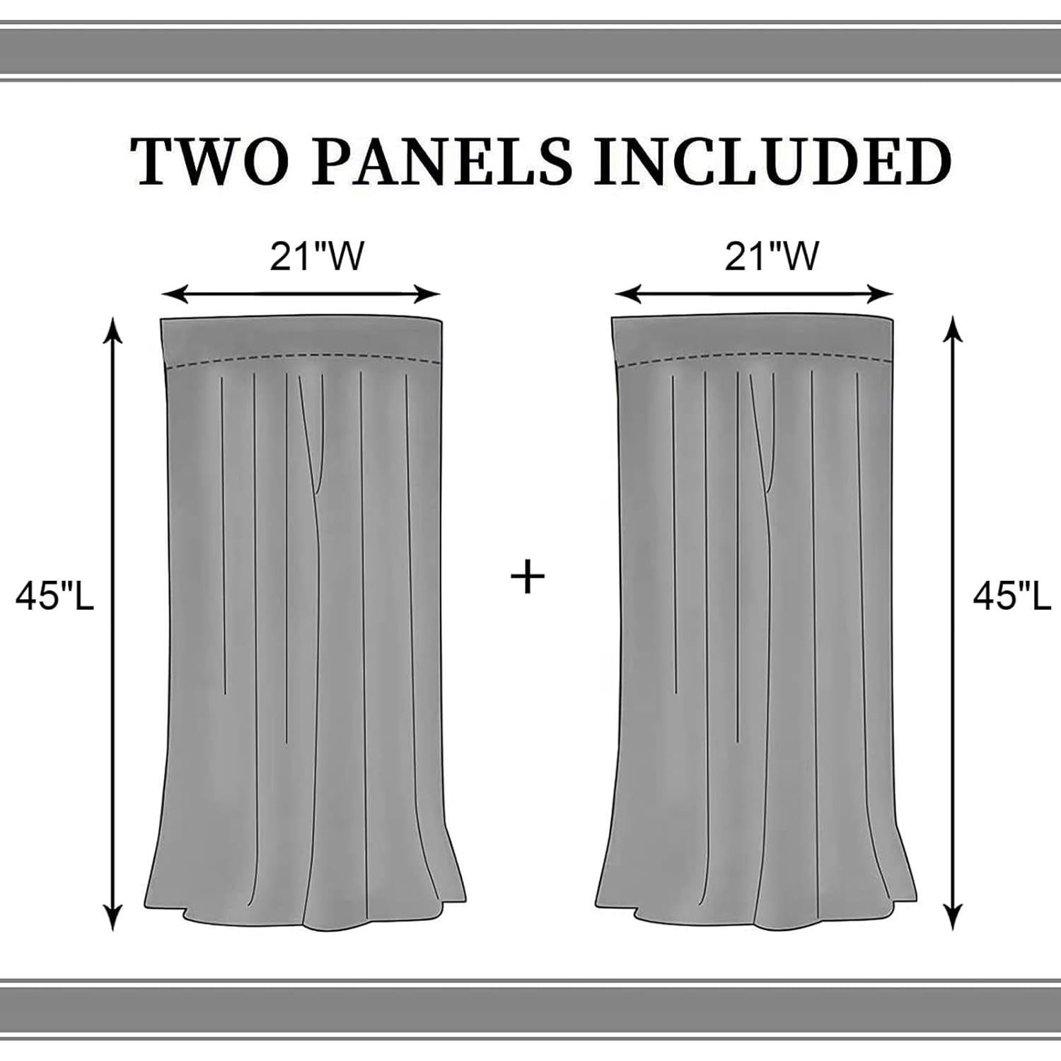 Cortinas Opacas TKUYO Woodland Animales 2 Paneles 42x114 cm
