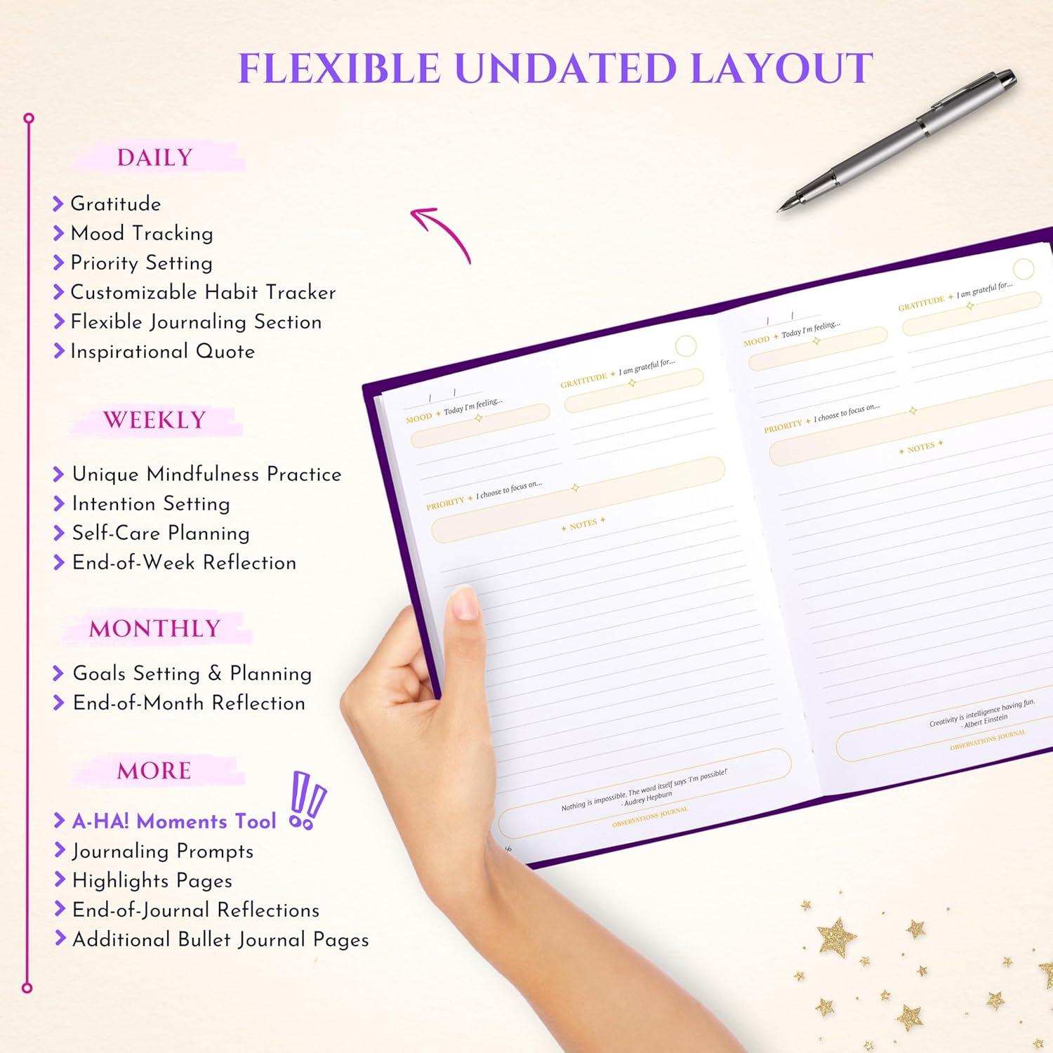 Diario de Gratitud Encuentra Tu Propia Magia A5 Tapa Dura