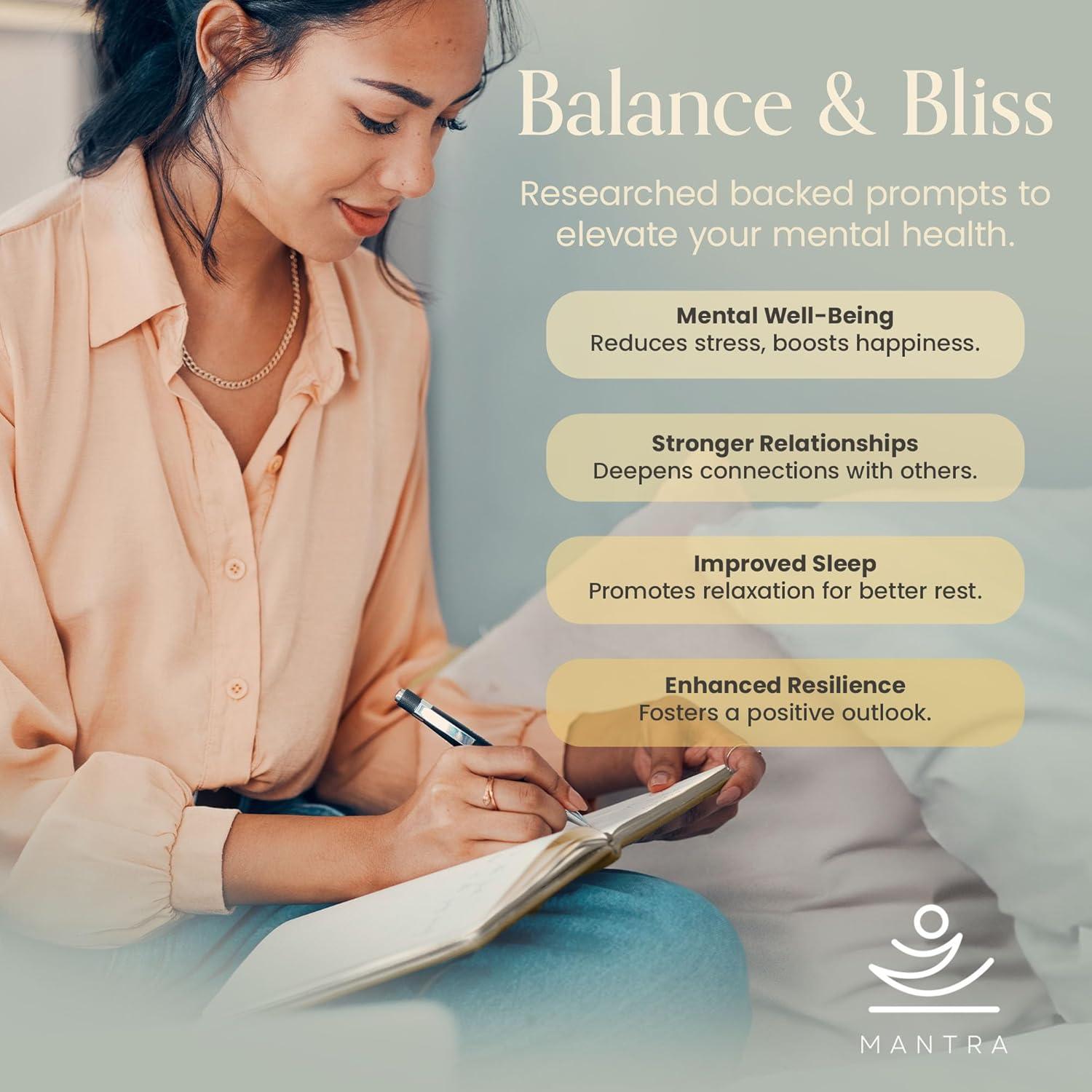 Diario de Gratitud Planificador Mantra - Cuidado Personal A5