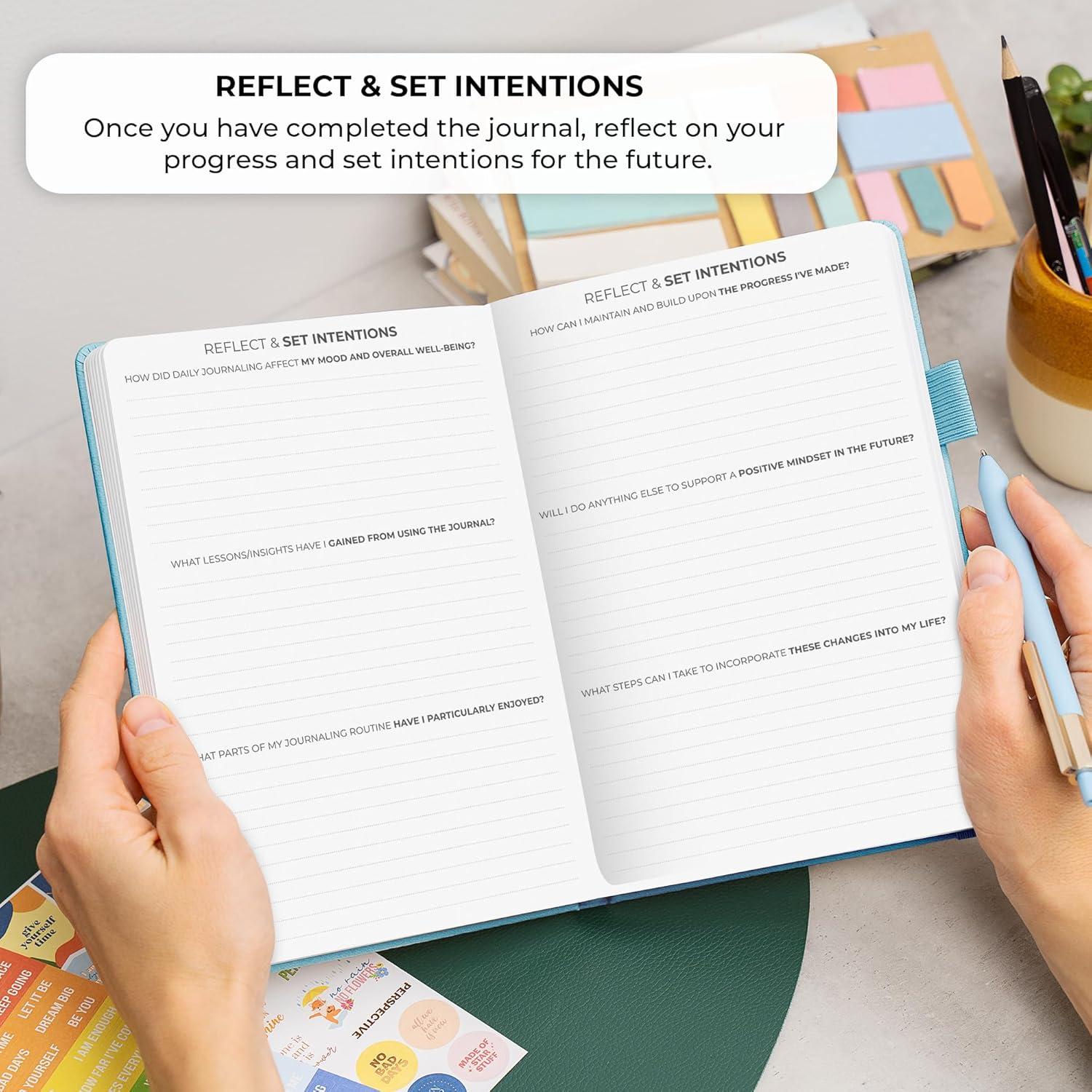 Diario de Positividad Clever Fox A5 Aguamarina - 4 Minutos