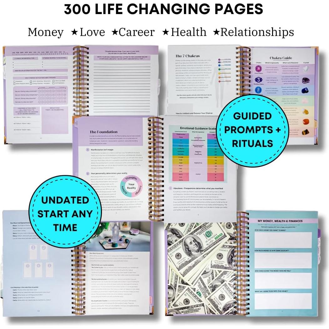 Diario de Manifestación Maniscripting A4 90 Días Sin Fecha