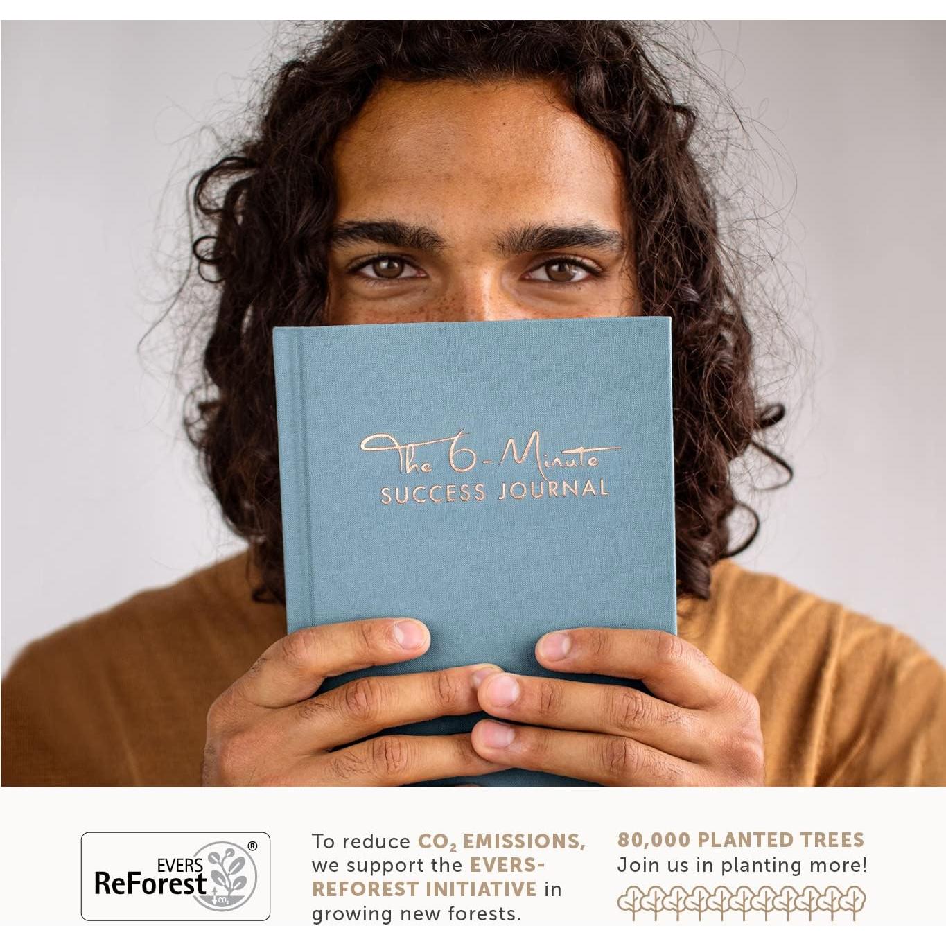 Diario de Éxito 6 Minutos UrBestSelf A5 Sin Fecha Azul