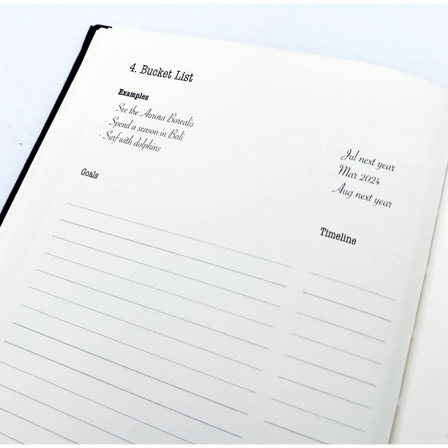 Diario de Gratitud y Planificador A5 Enfoque Diario Negro